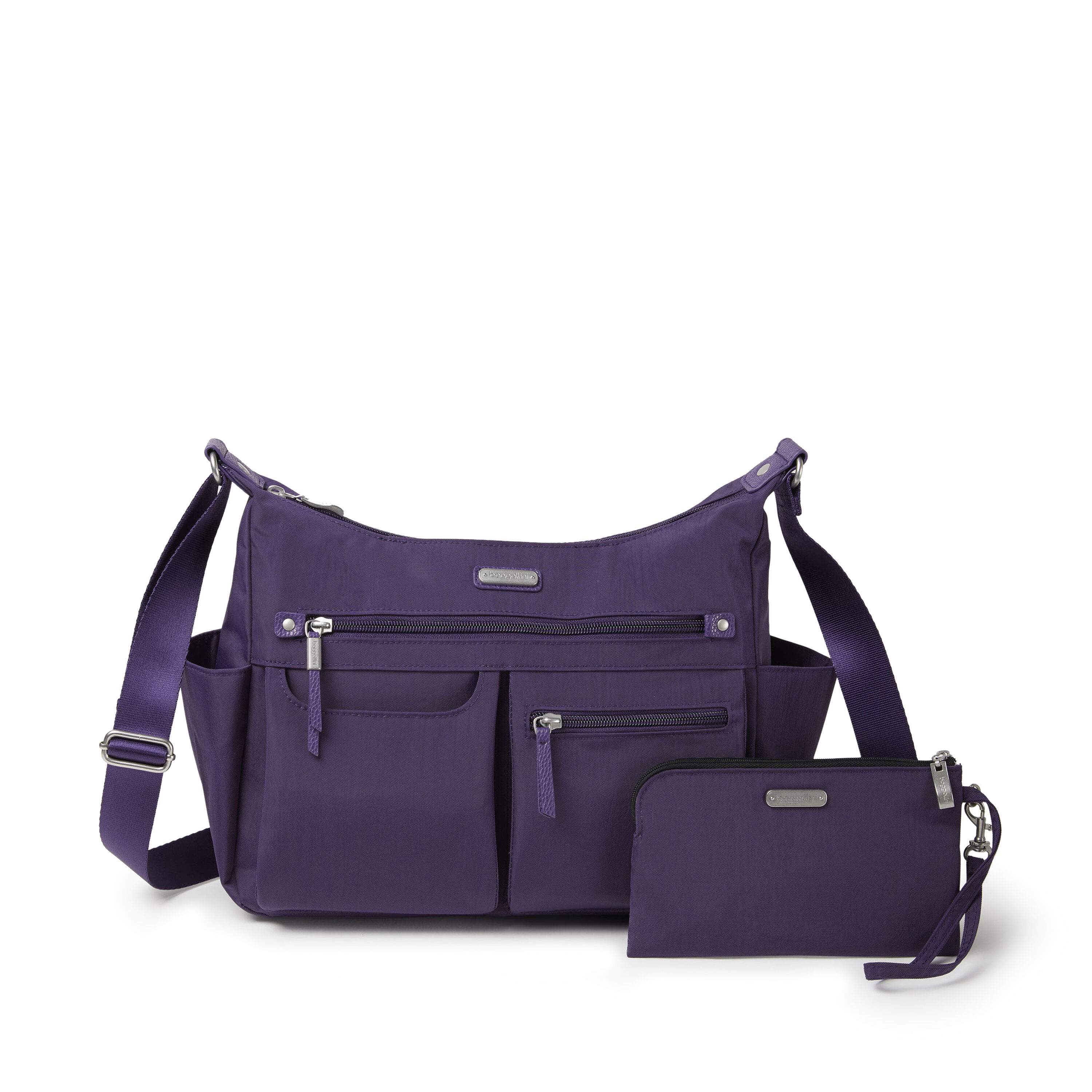 Anywhere Large Hobo Tote With RFID Phone Wristlet