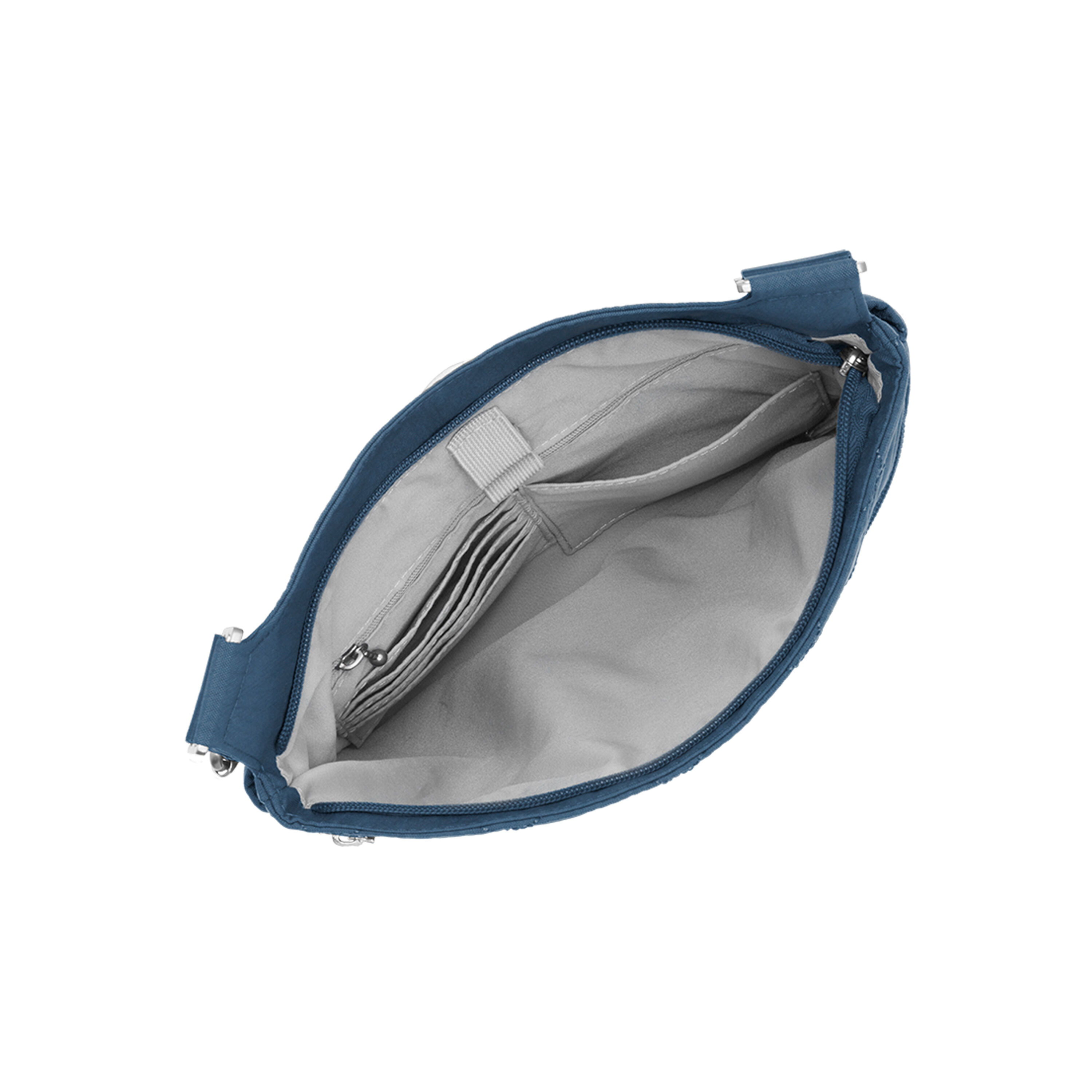 quilted big zipper bagg with rfid wristlet