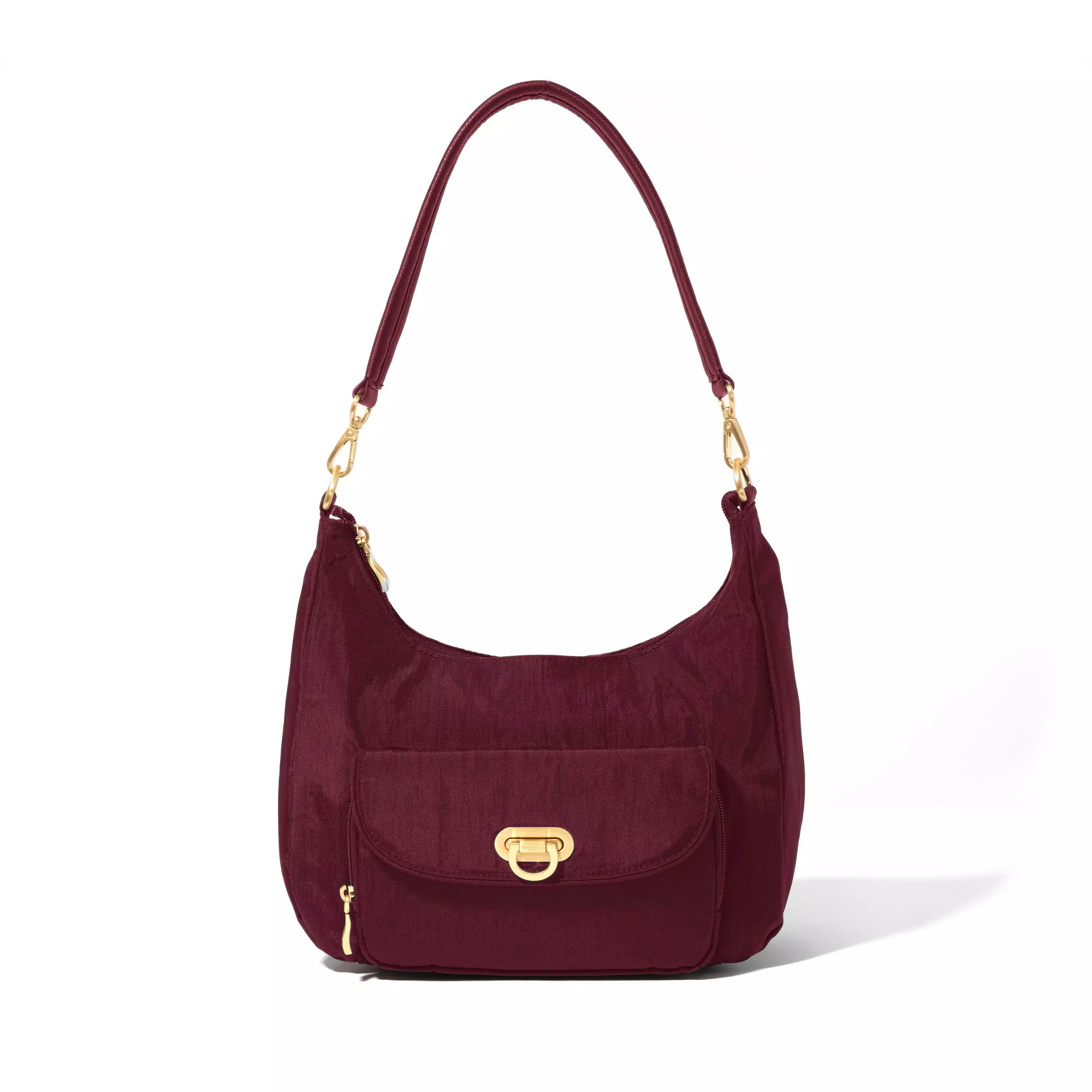 Coastal Flip Lock Half Moon Bag
