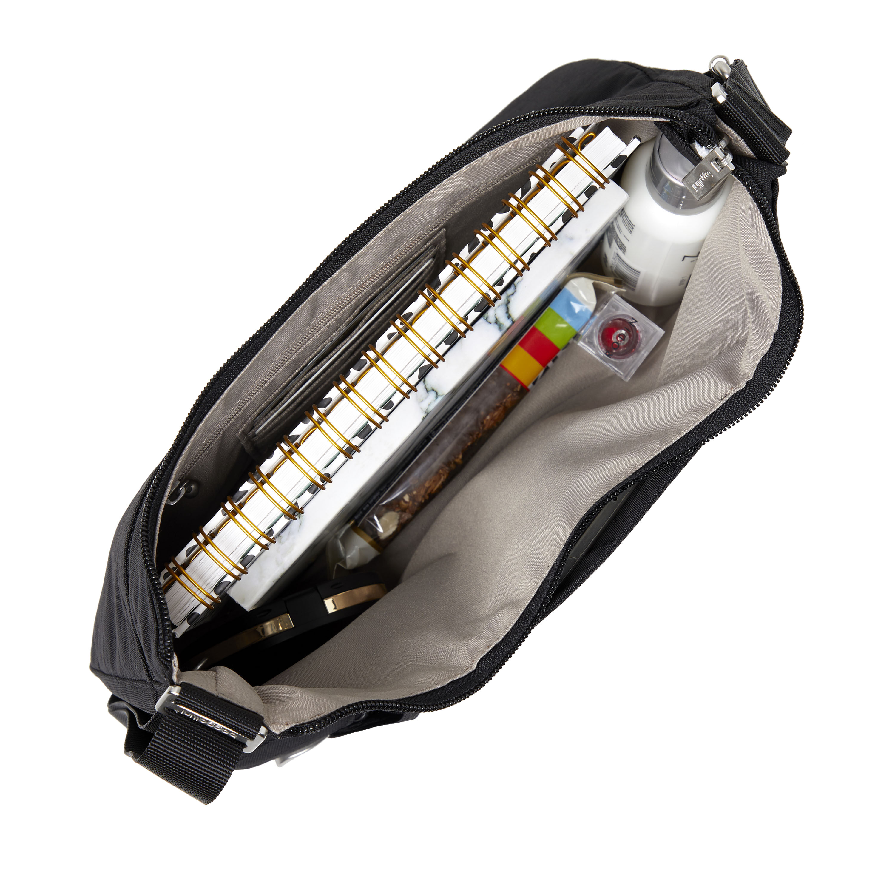 Slim Crossbody Hobo With Rfid