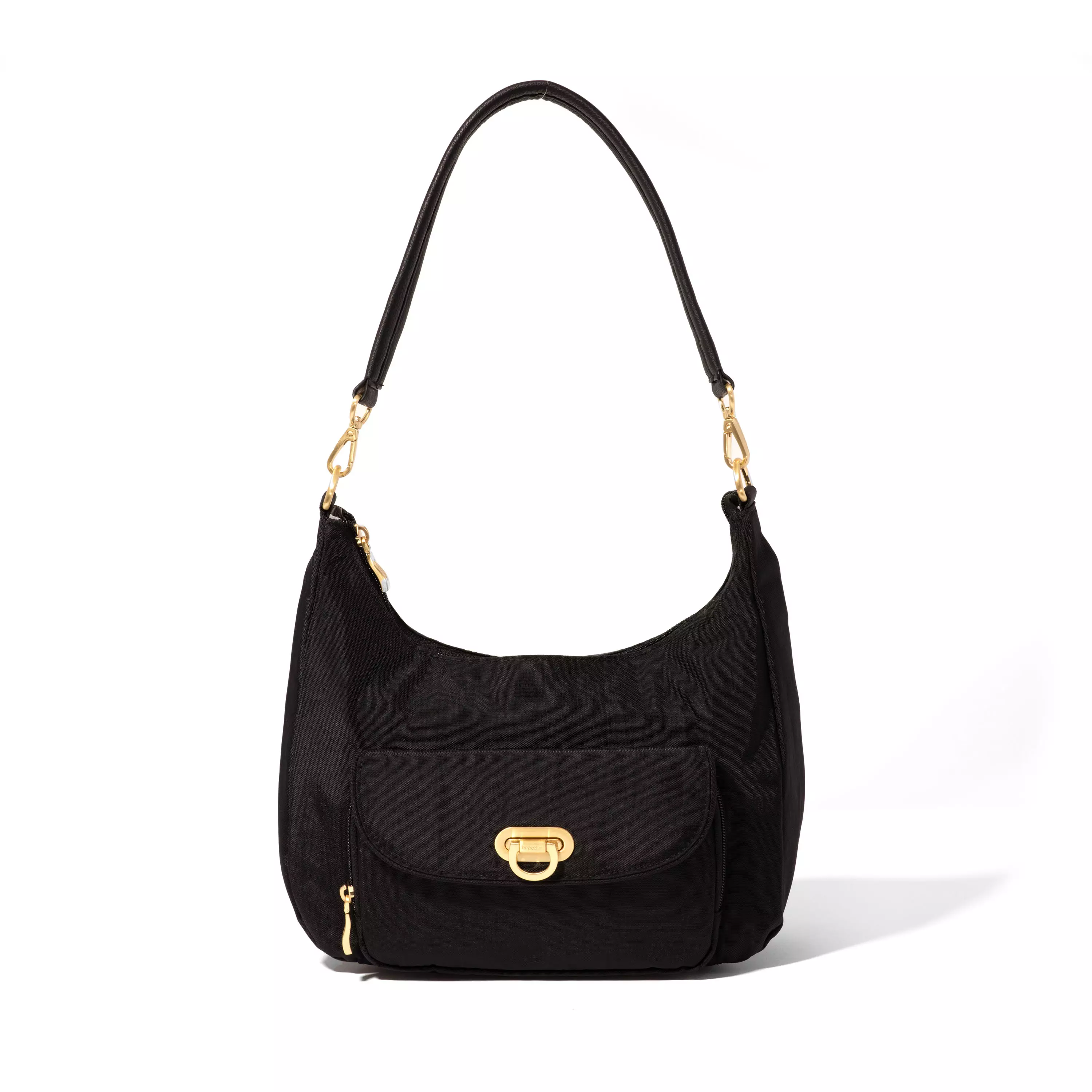 Coastal Flip Lock Half Moon Bag