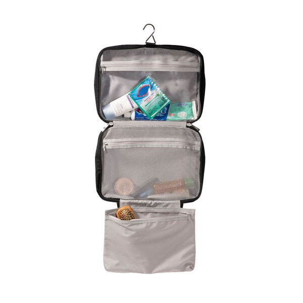 hanging toiletry bag travel kit by expert travel Cocoon Minimalist prone makeup can all go in there Amazon Expert Travel Hanging Toiletry