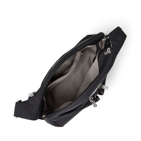 Black Cross Over Crossbody - RFID Handbag | baggallini Black Cross Over Crossbody - RFID Handbag | baggallini
