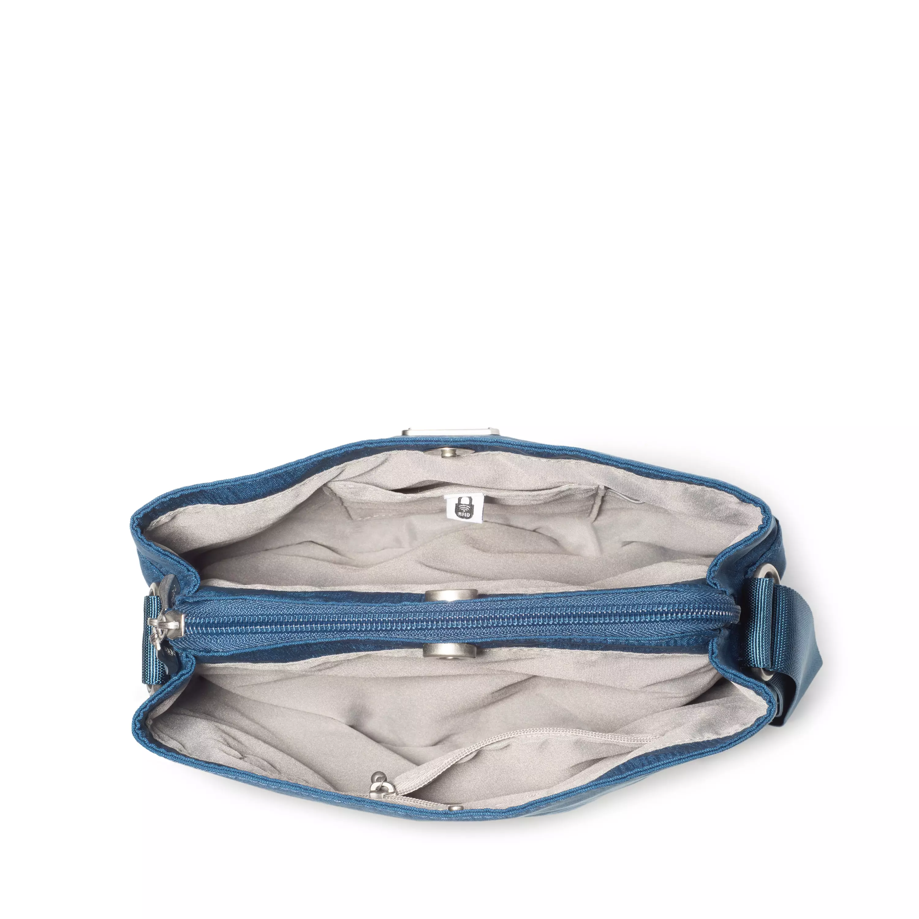 Triple Compartment Crossbody Bag