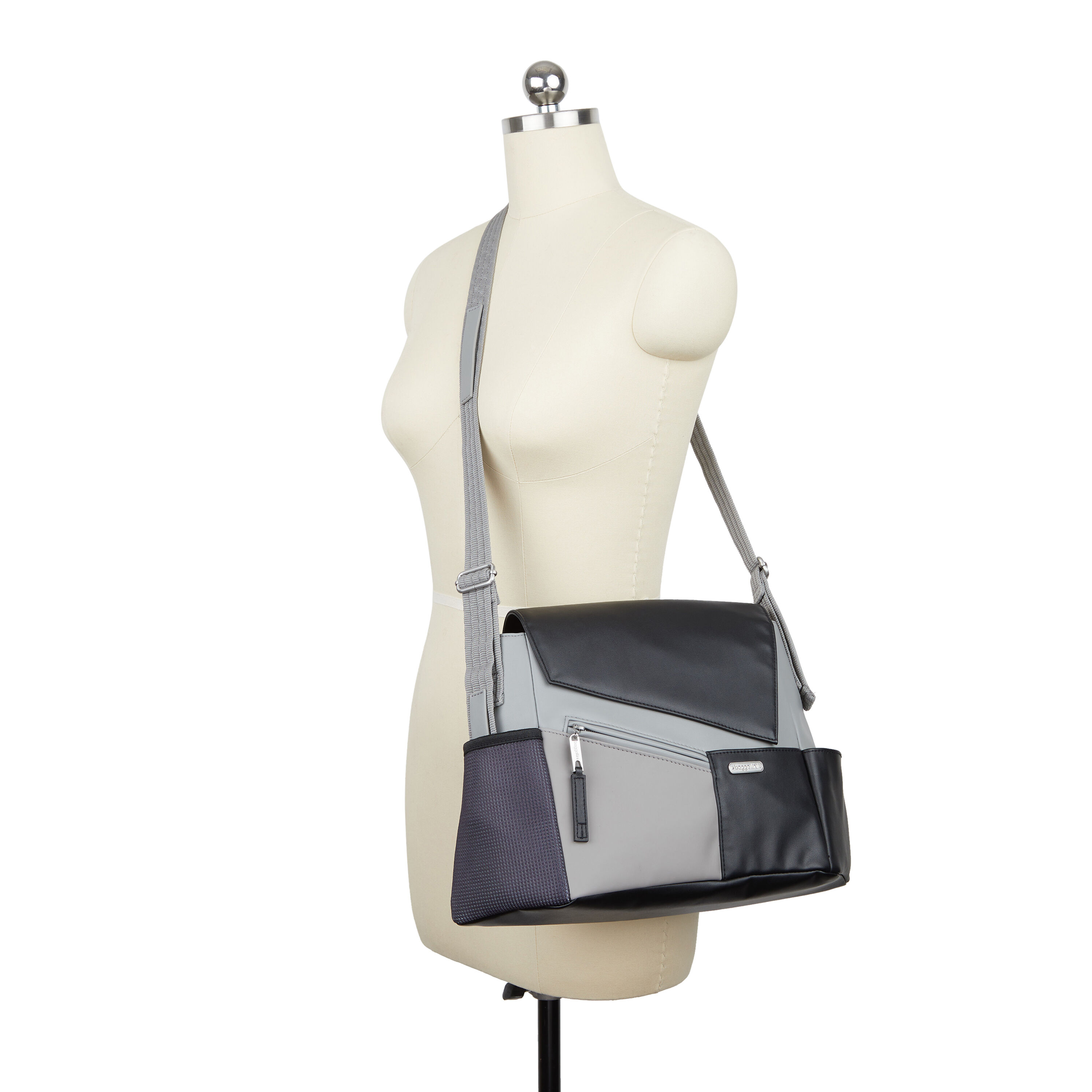 Geometric Flap Crossbody