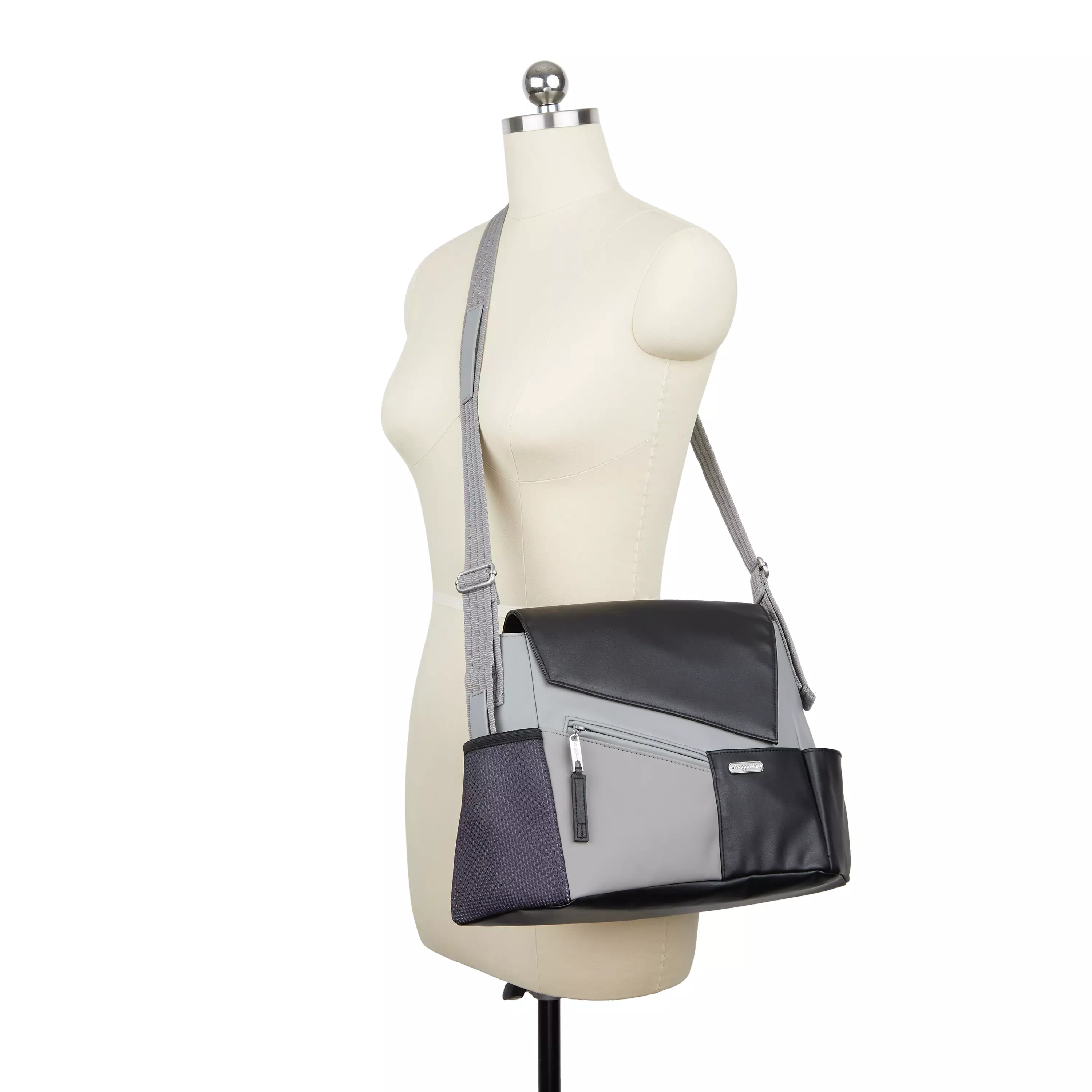 Geometric Flap Crossbody