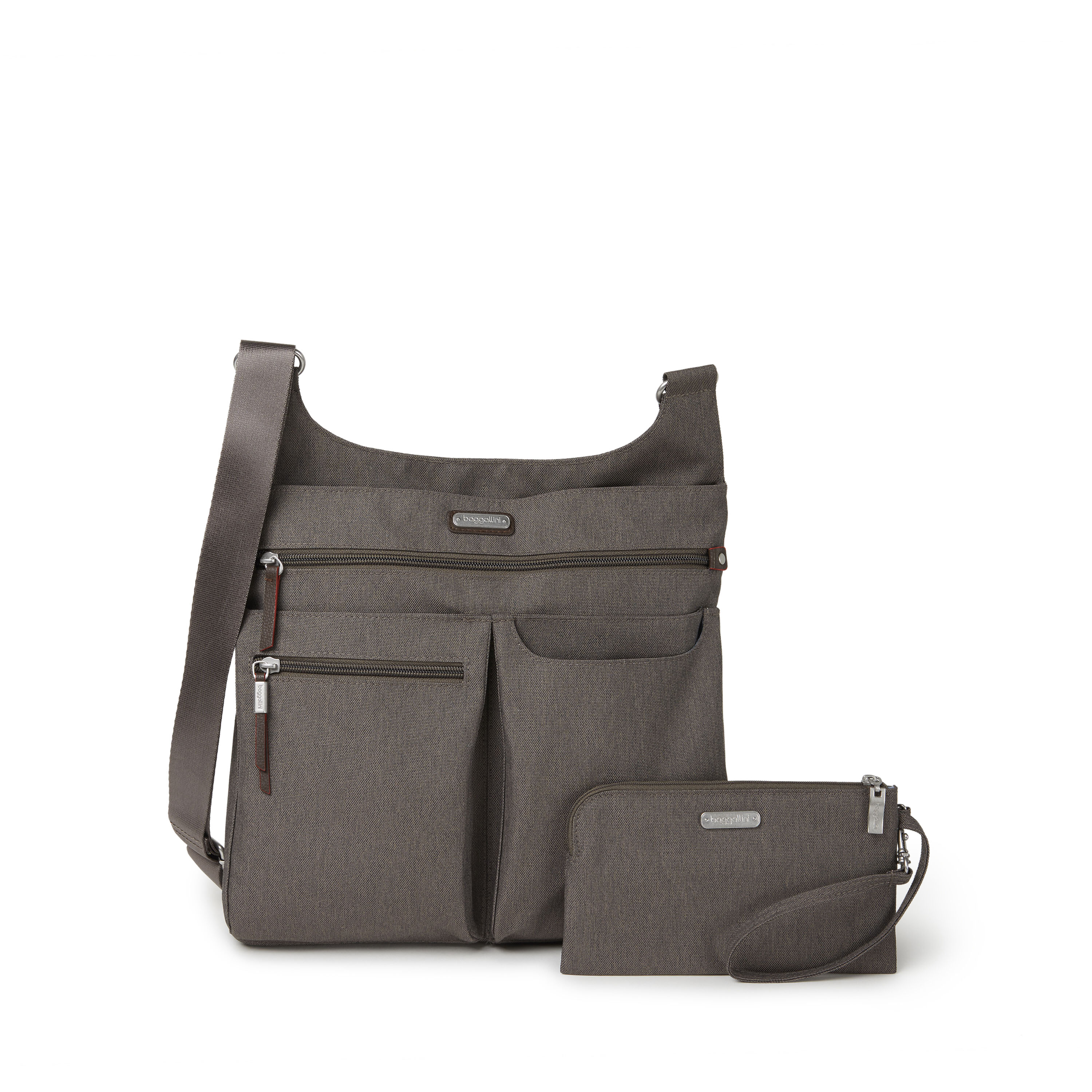 On Track Zip Crossbody With RFID Phone Wristlet