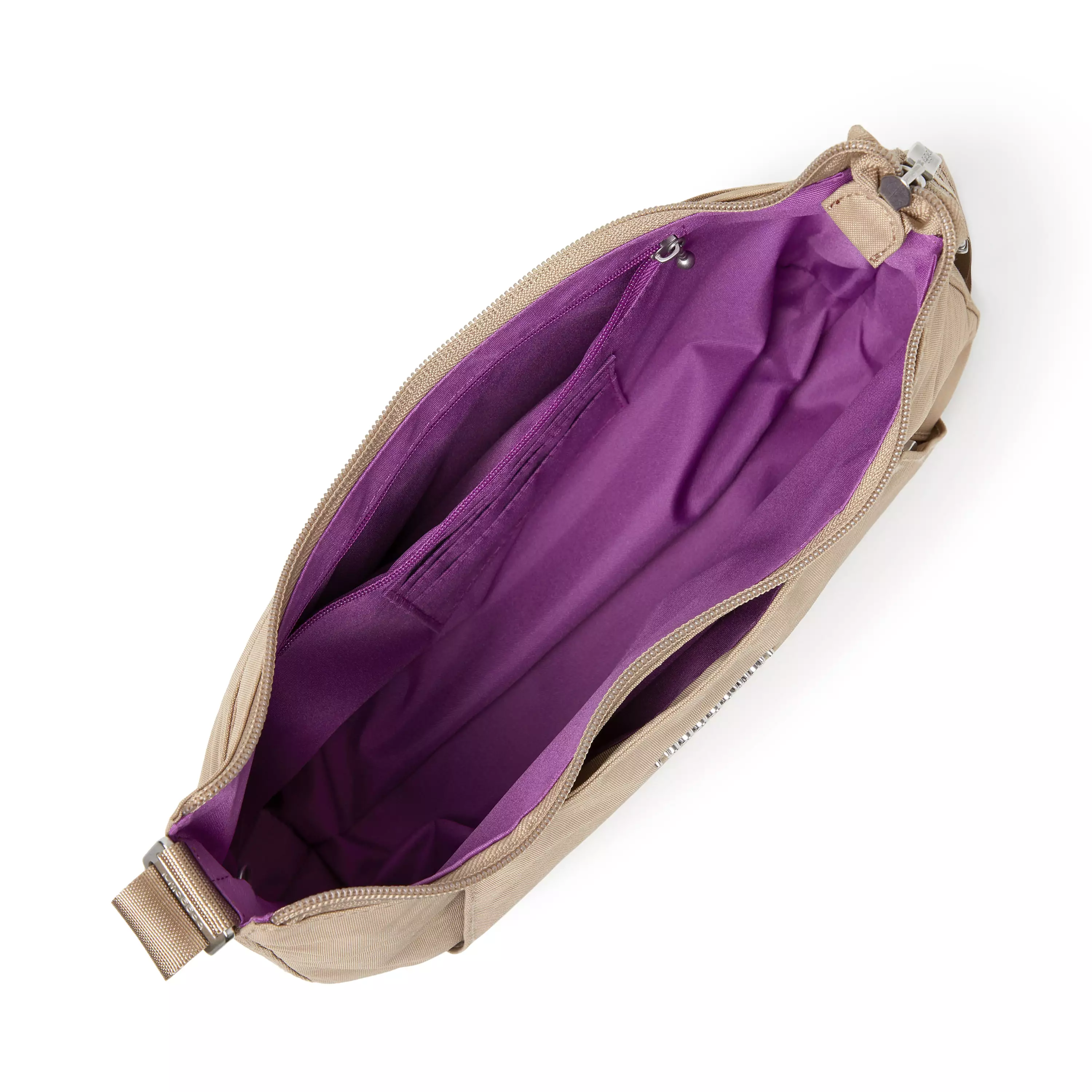 Slim Crossbody Hobo With Rfid