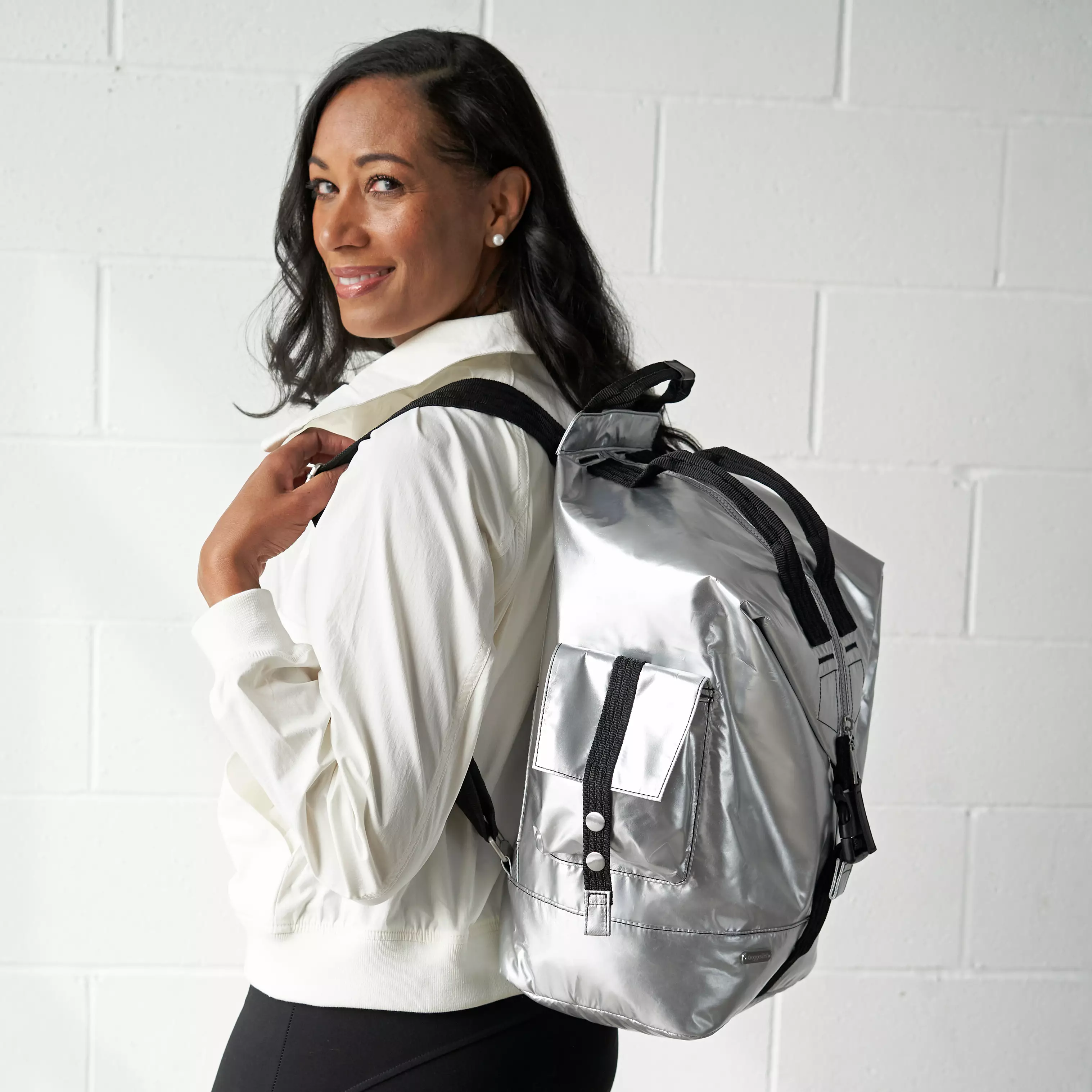 Geometric Triangle Backpack