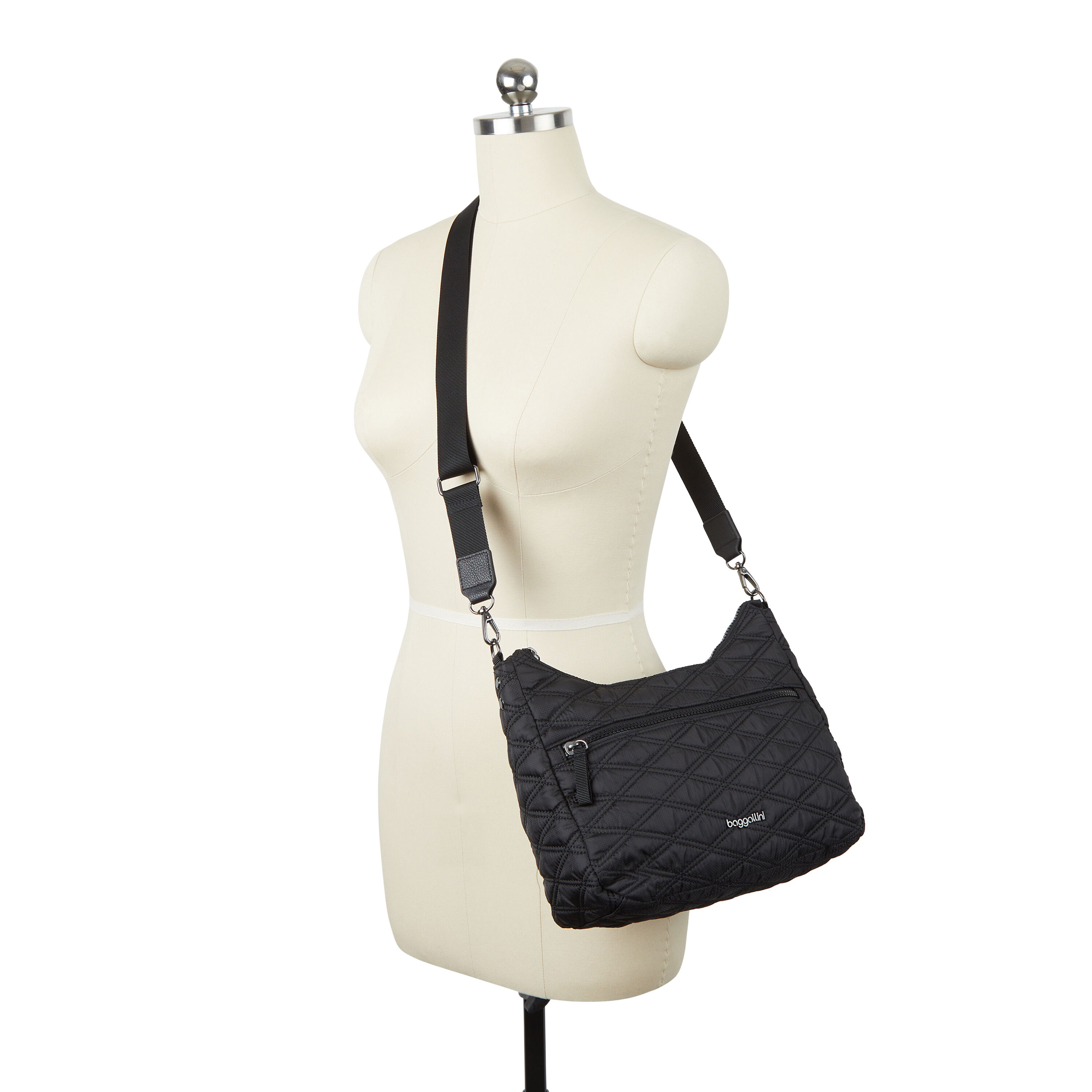 Quilted Convertible Hobo