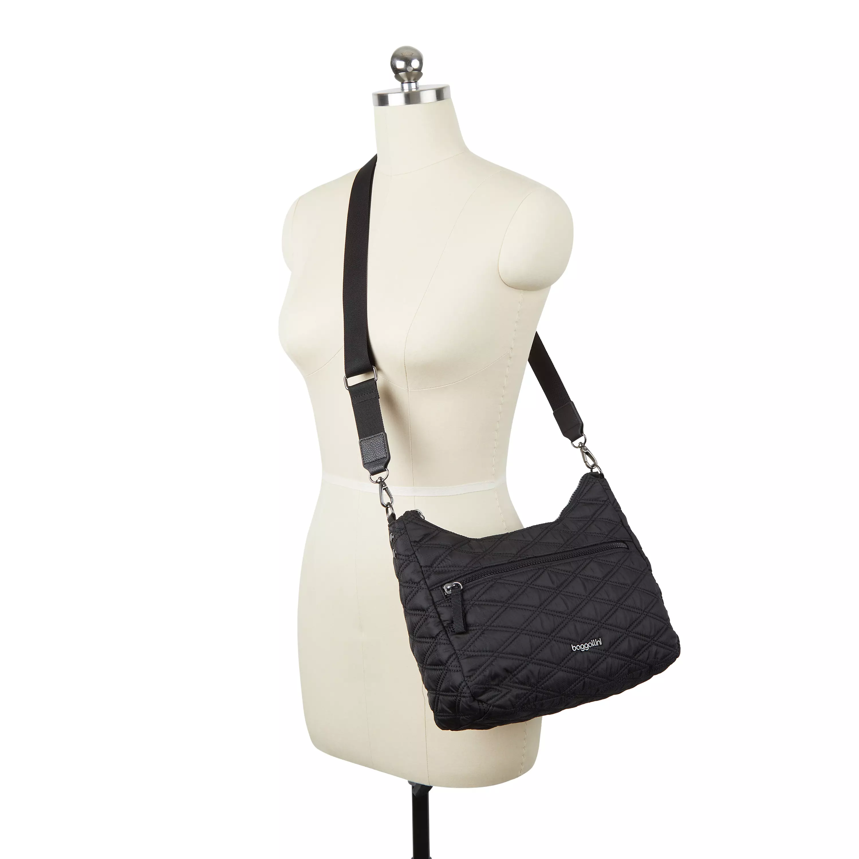 Quilted Convertible Hobo