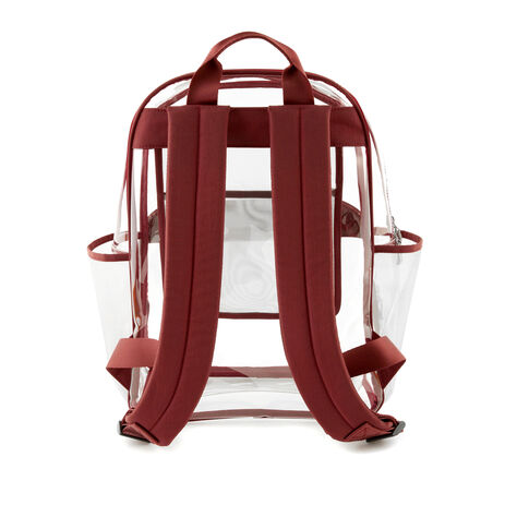 clear backpack with leather straps Amelia Royal Blue Oil Leather If you want a special backpack and need it to be clear Jon Hart Design Clear Backpack