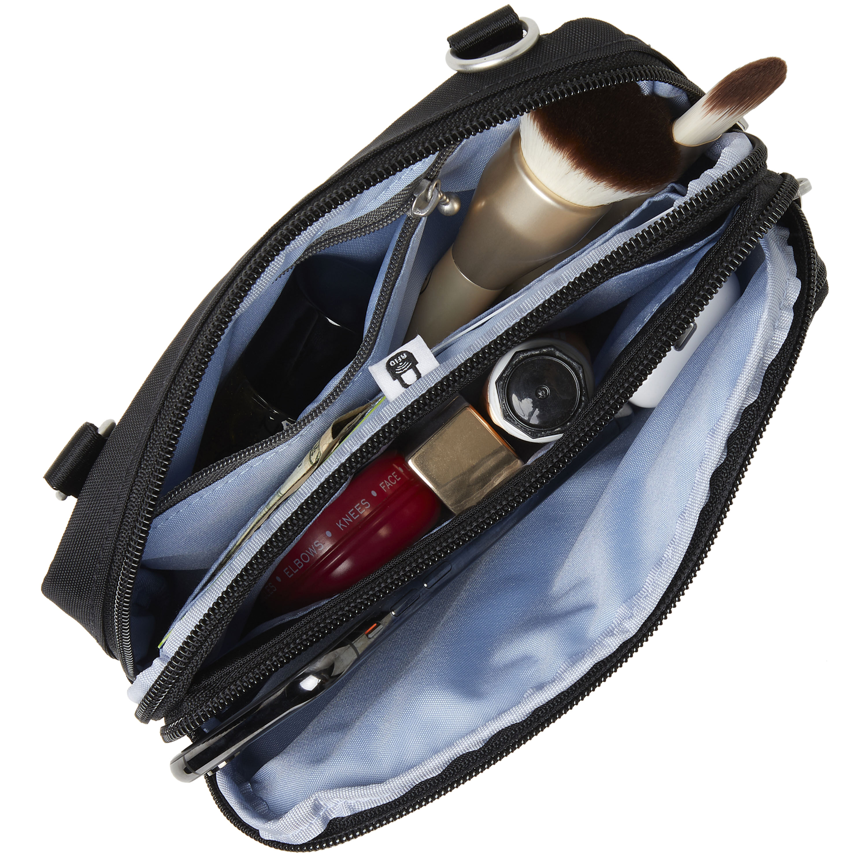 Time Zone RFID Crossbody Bag