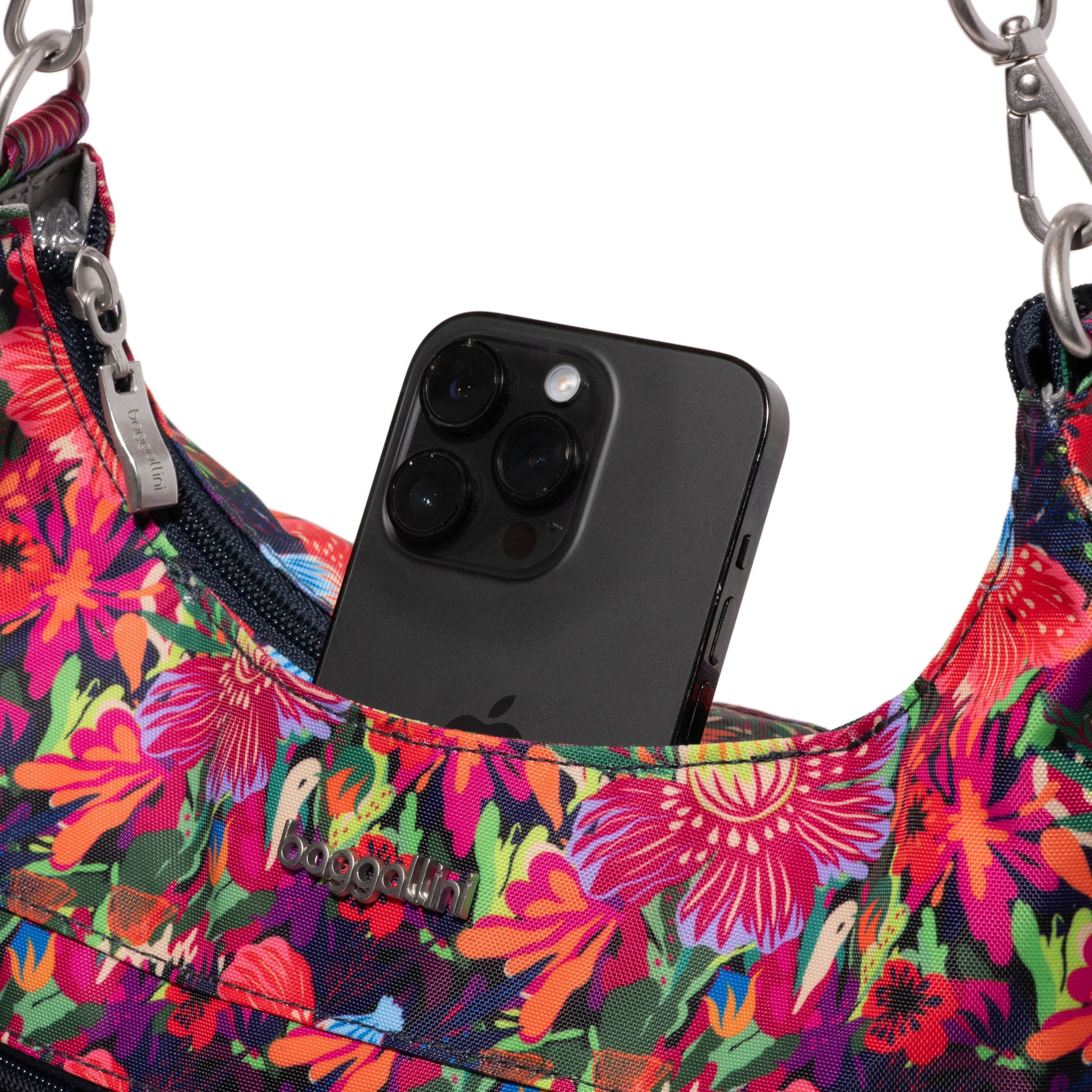 Modern Pocket Half Moon Bag