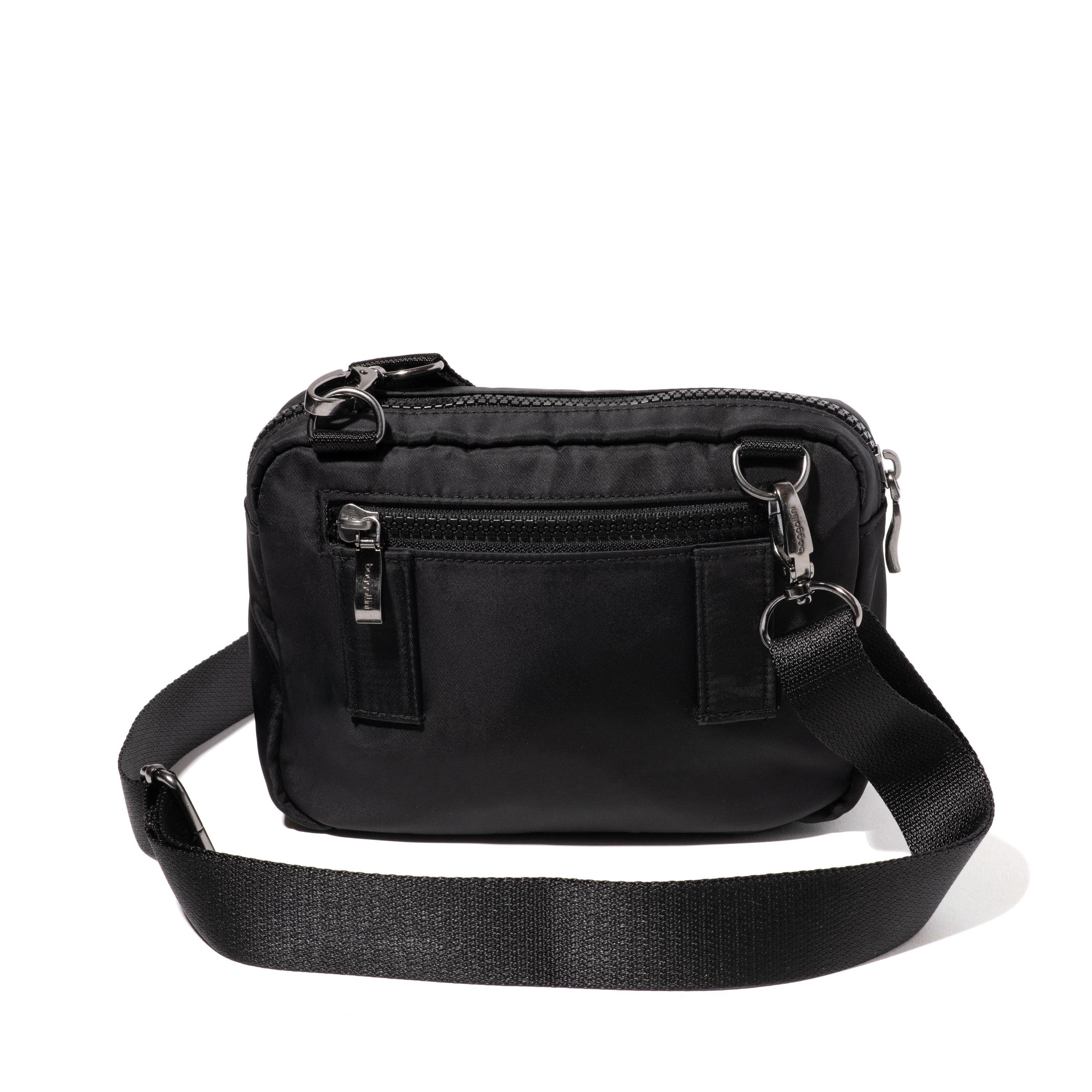Modern Double Zip Crossbody