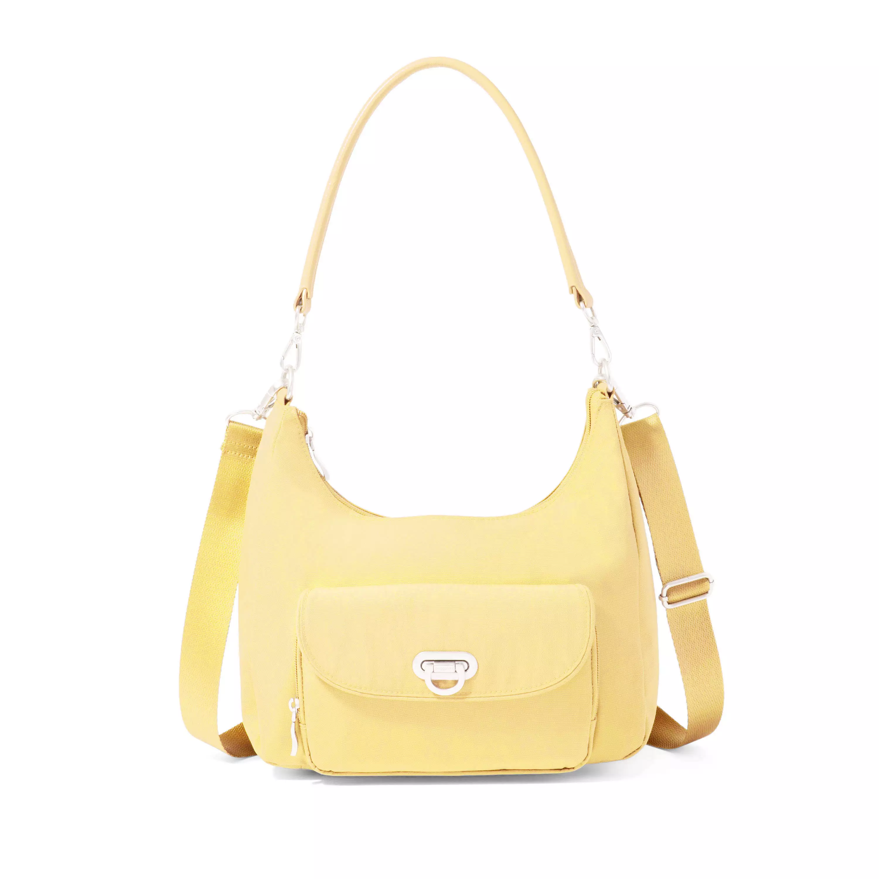 Coastal Flip Lock Half Moon Bag