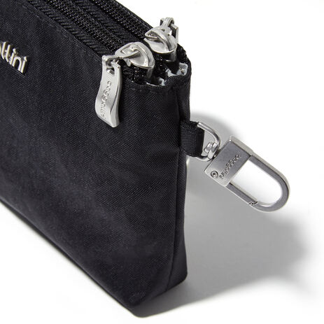 Baggallini On The Go Daily RFID Pouch - Black Cheetah