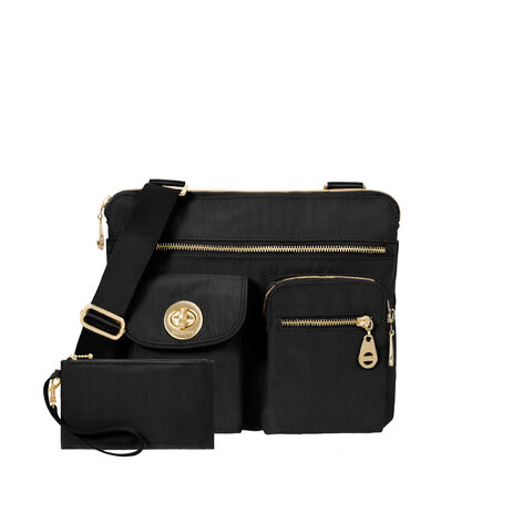 Stylish Cheetah Crossbody Handbag Gold Sydney baggallini