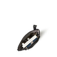 Baggallini Crossbody Bag w/ RFID Wristlet Cross Body Women's Handbags Black with Sand Lining, Nylon