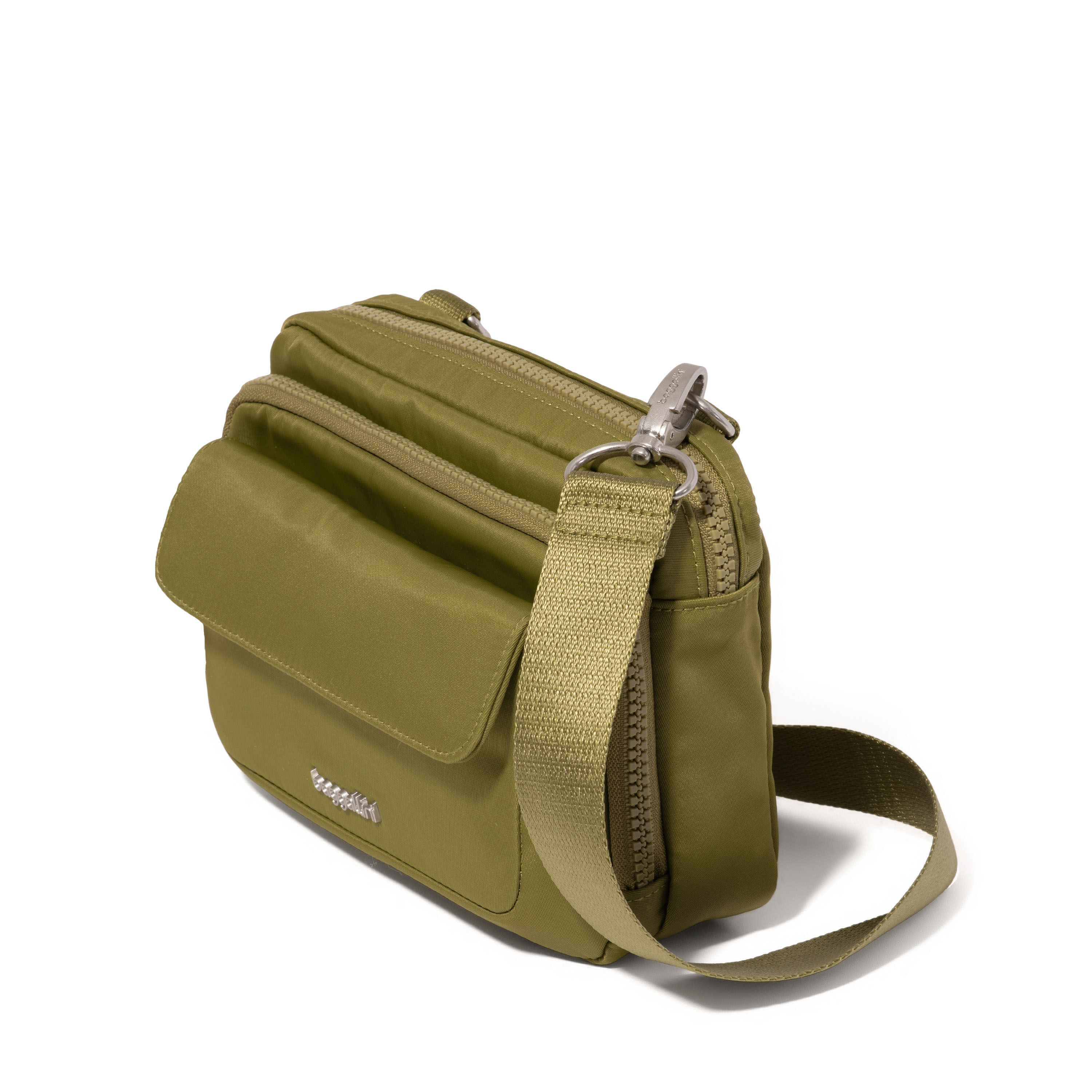 Modern Double Zip Crossbody