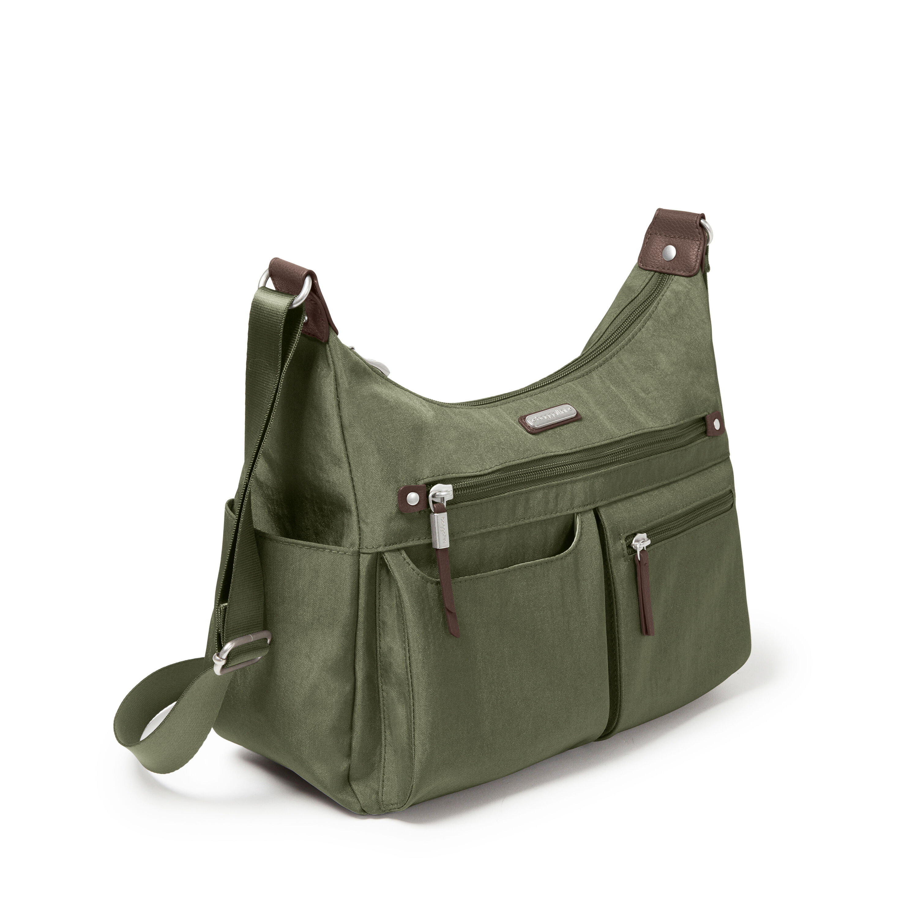 Anywhere Large Hobo Tote With RFID Phone Wristlet