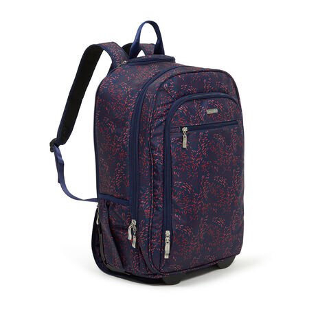 baggallini backpack laptop bag On The Go Luggage Pros Exterior dimensions Tribeca Expandable Laptop Backpack,French Navy