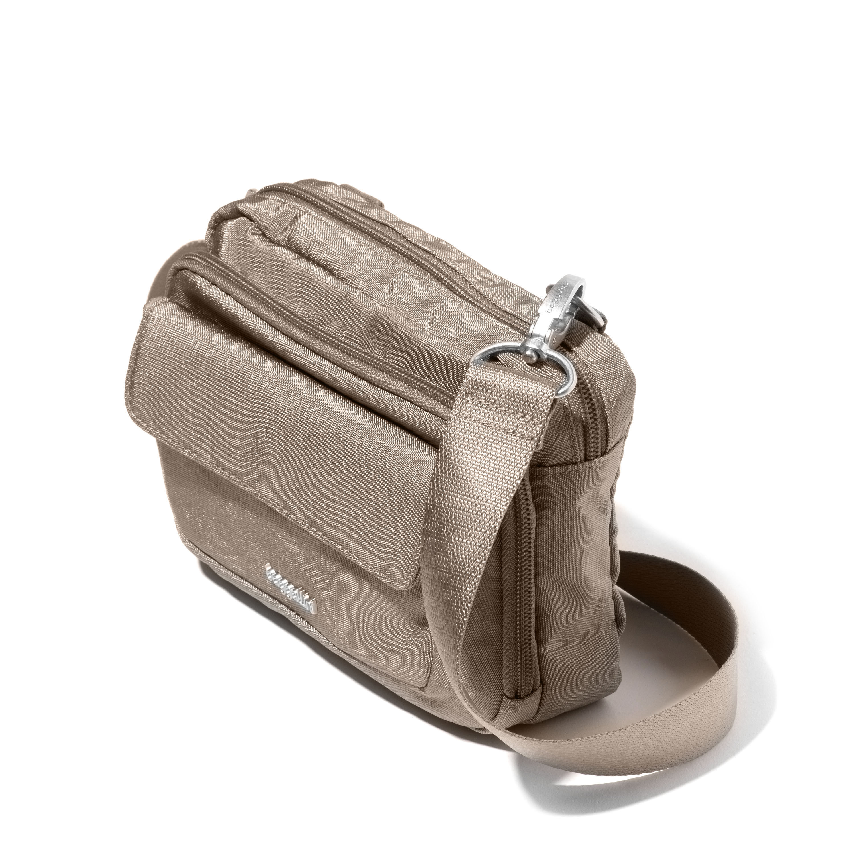 Modern Double Zip Crossbody