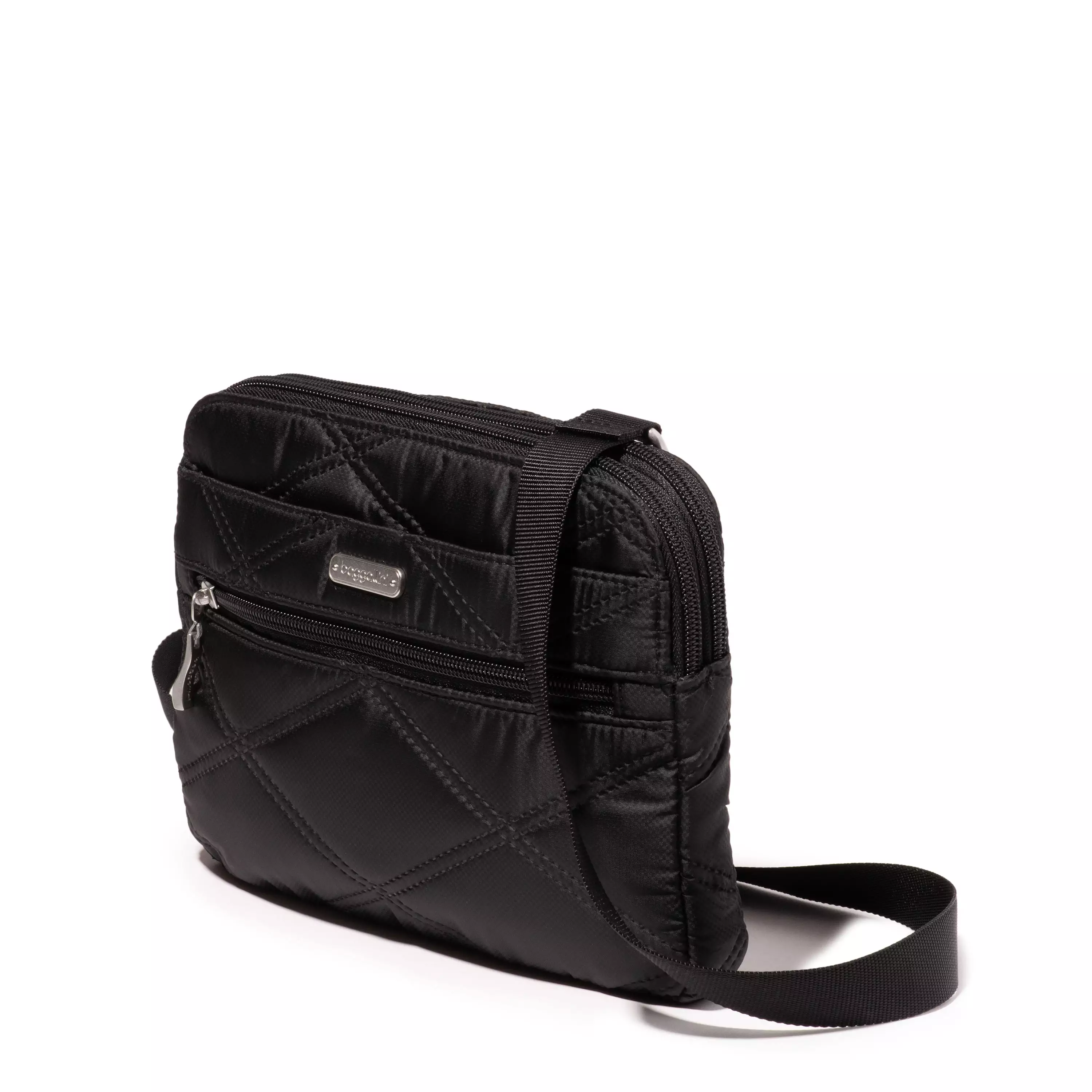Quilted Double Zip Anytime Crossbody