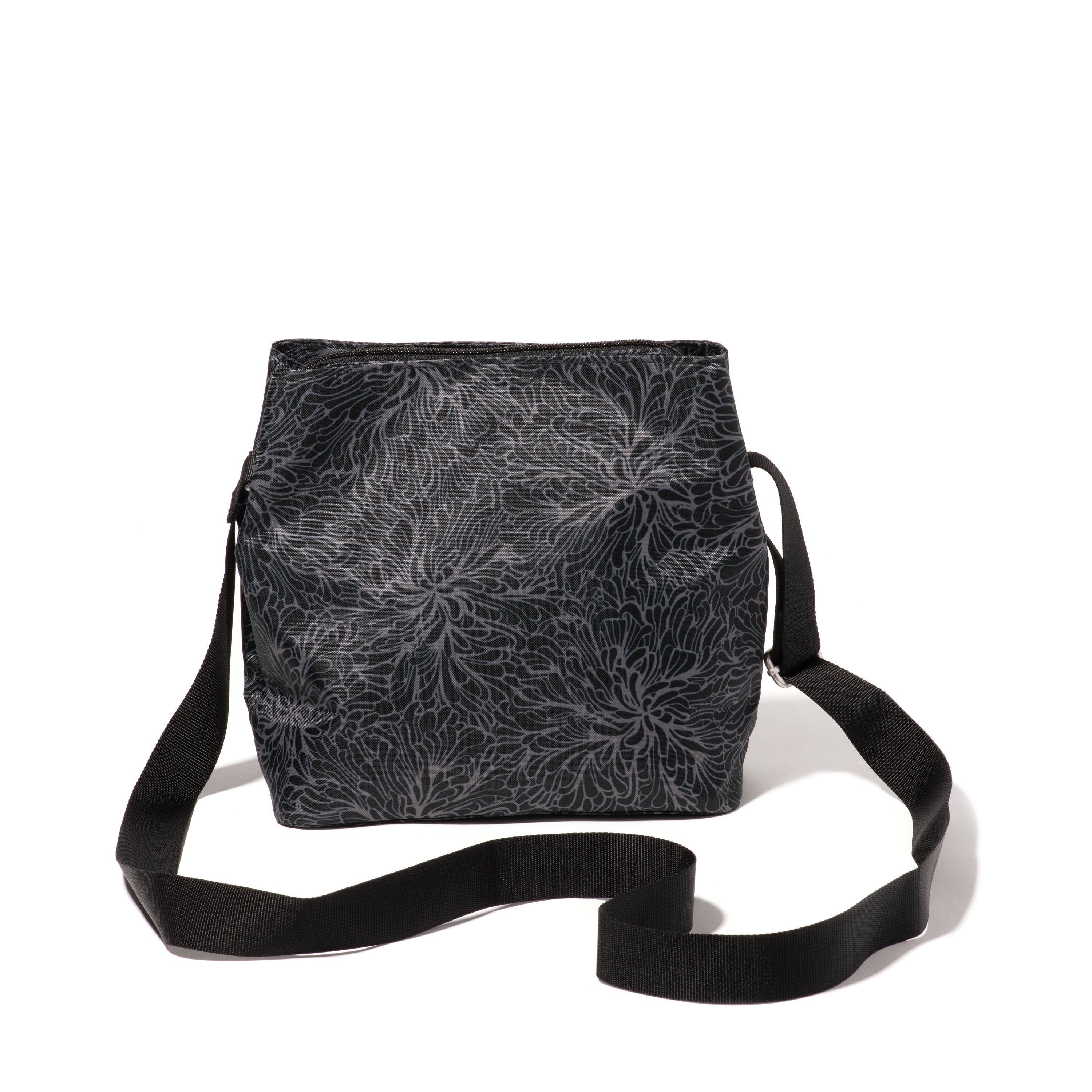 Triple Compartment Crossbody Bag