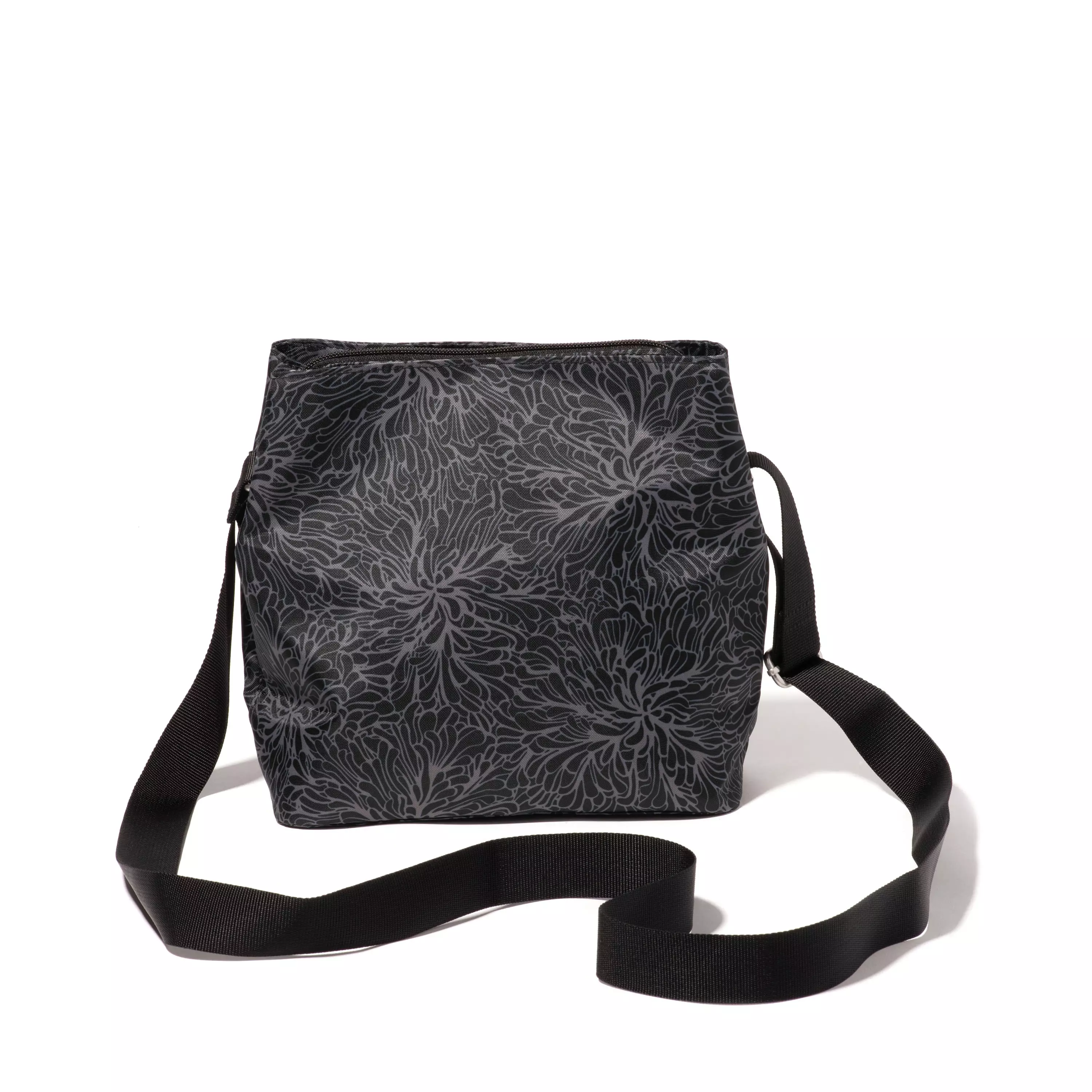 Triple Compartment Crossbody Bag
