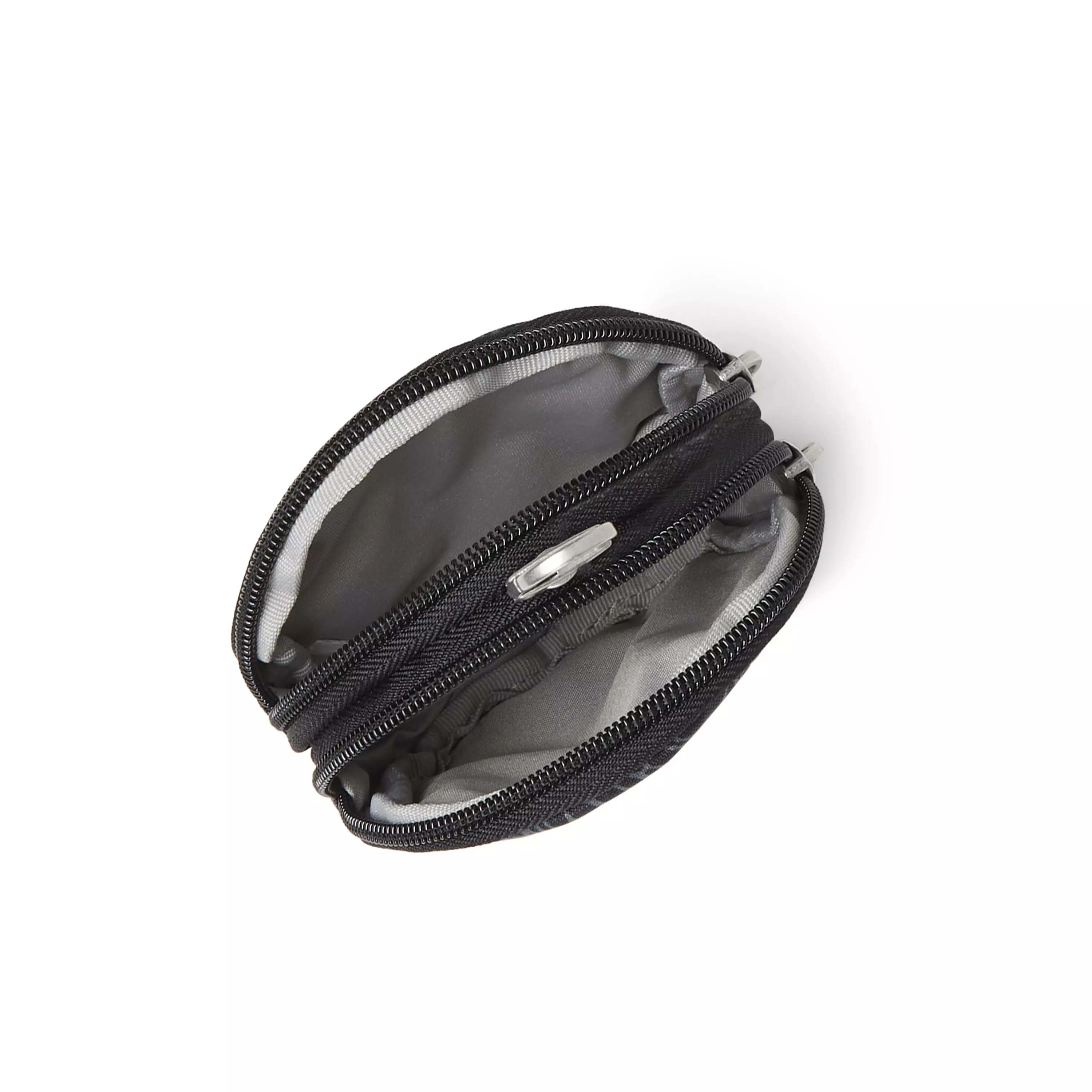 Round Double Zip Pouch
