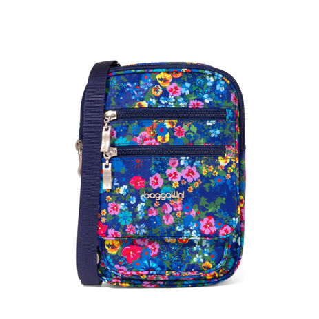 Baggallini Women's RFID Journey Crossbody Bag - Flower Market Baggallini Women's RFID Journey Crossbody Bag - Flower Market