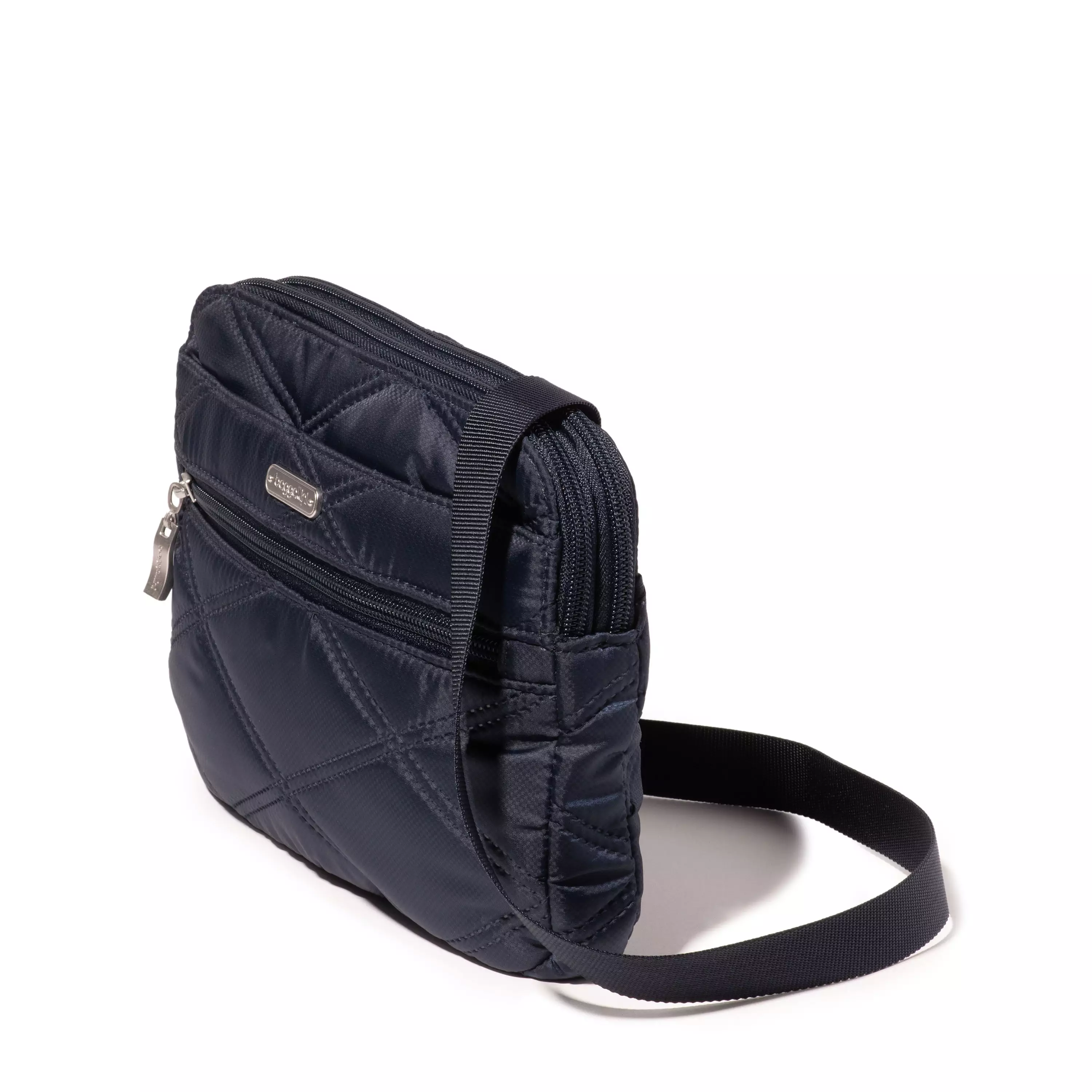 Quilted Double Zip Anytime Crossbody