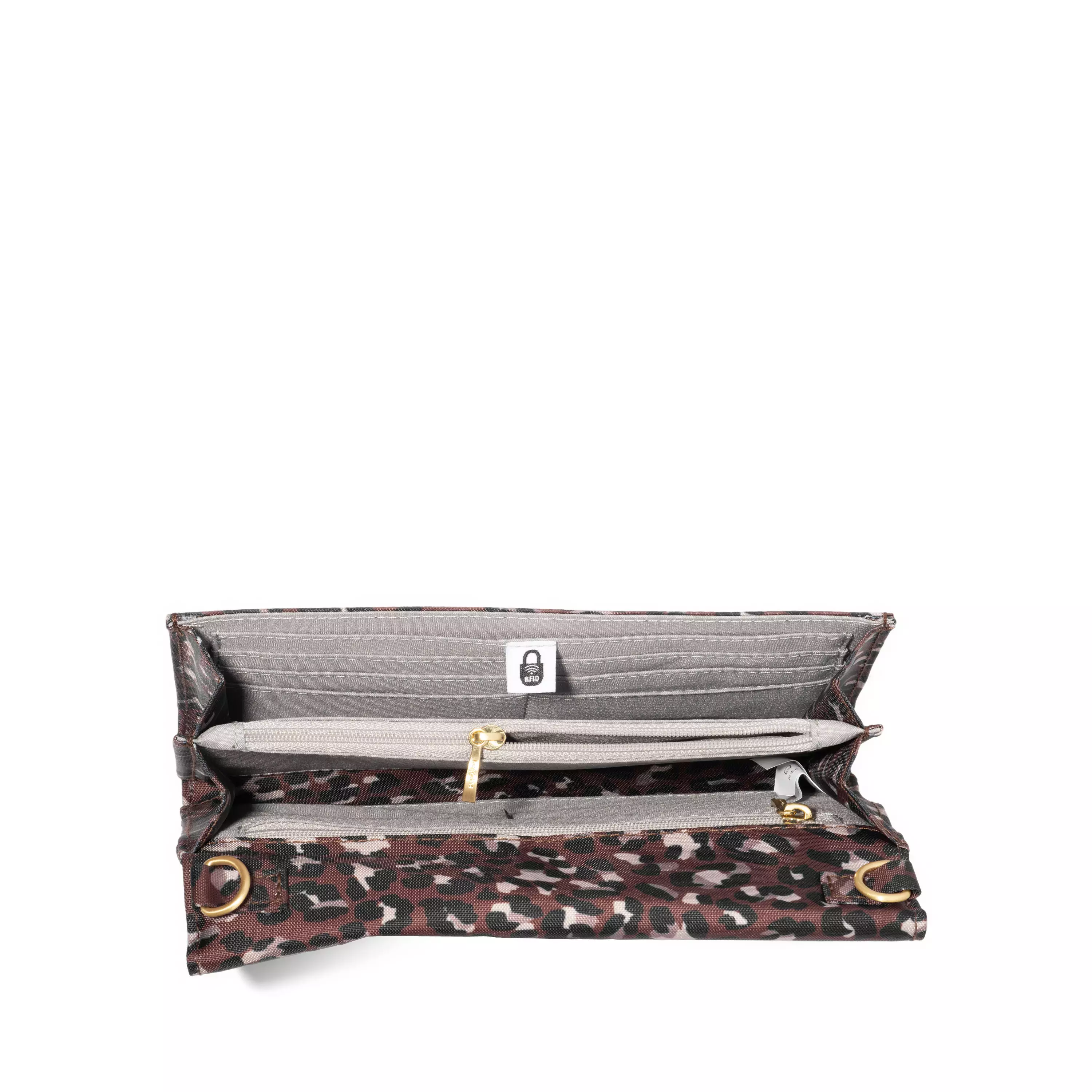Coastal Flip Lock RFID Phone Wallet Crossbody