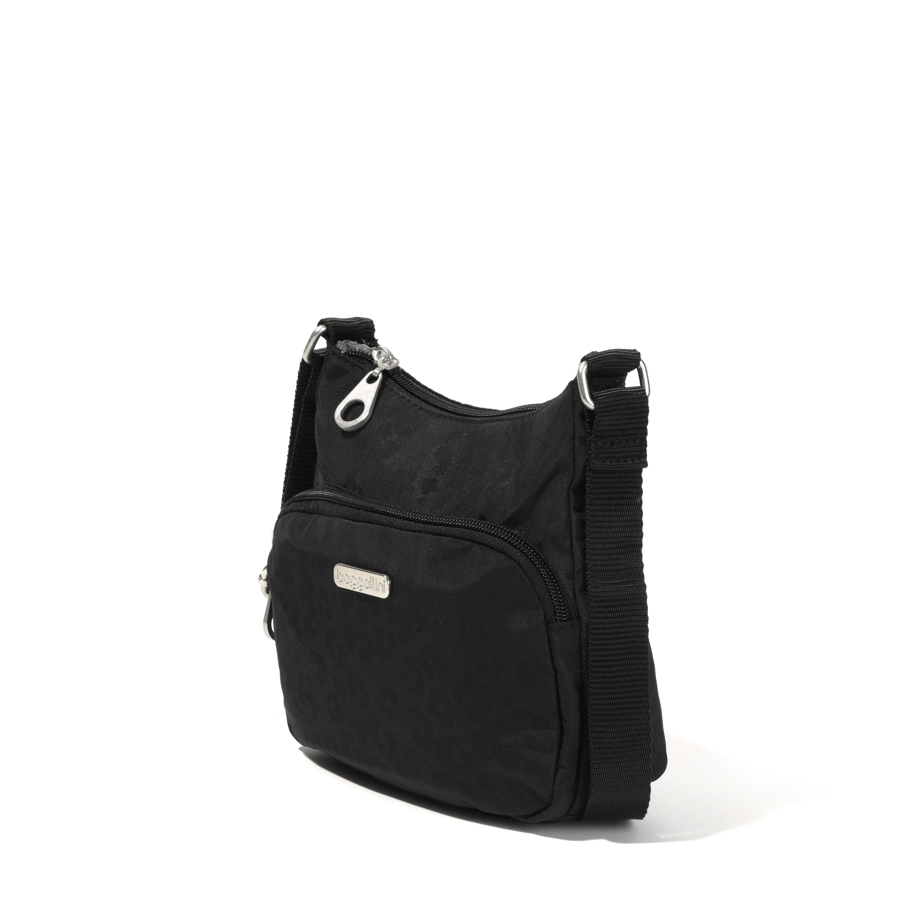 Baggalliniジョーイバッグ クロスボディバッグブラックチーターワンサイズ Baggallini Joey Bagg Crossbody Bag, Black Cheetah: Handbags