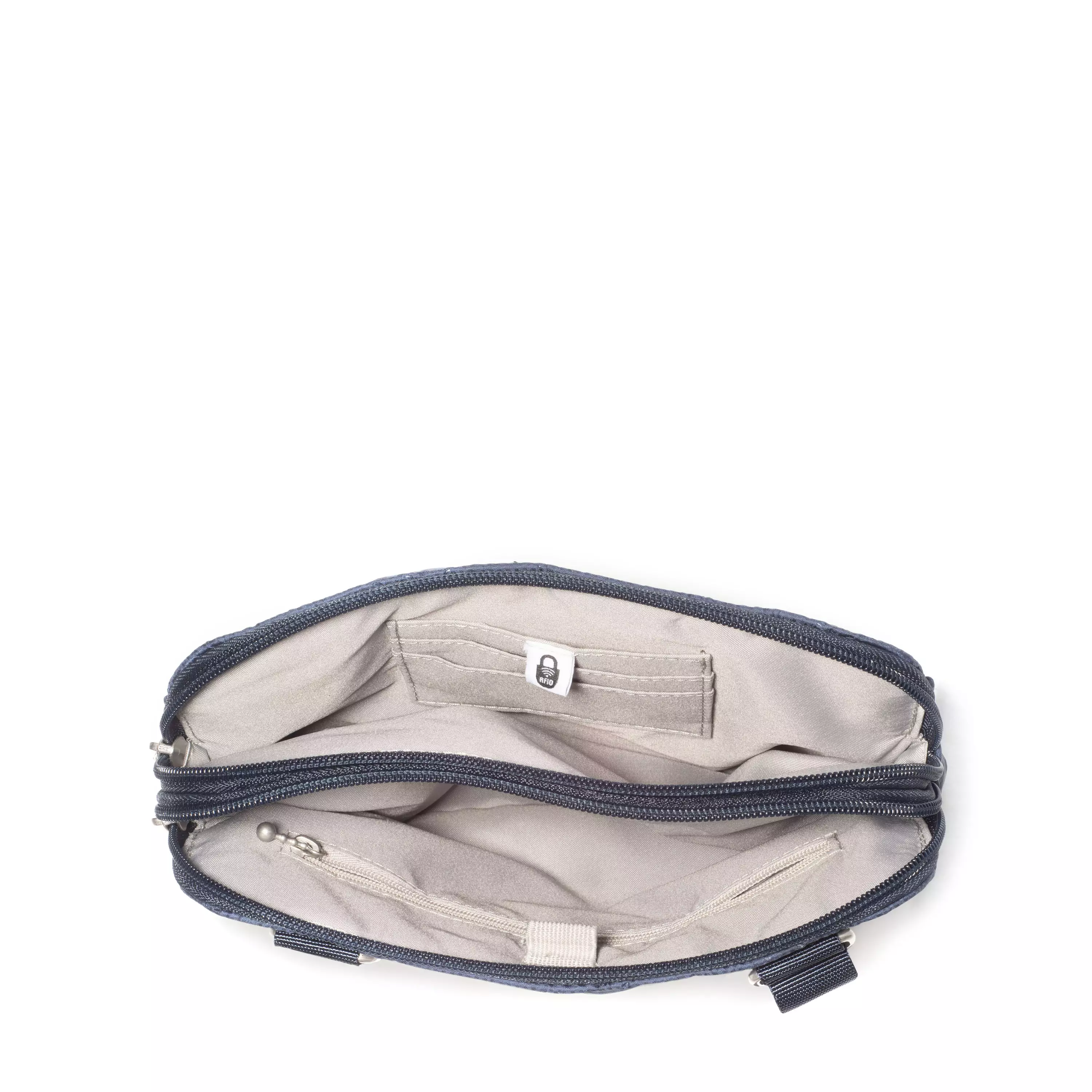 Quilted Double Zip Anytime Crossbody