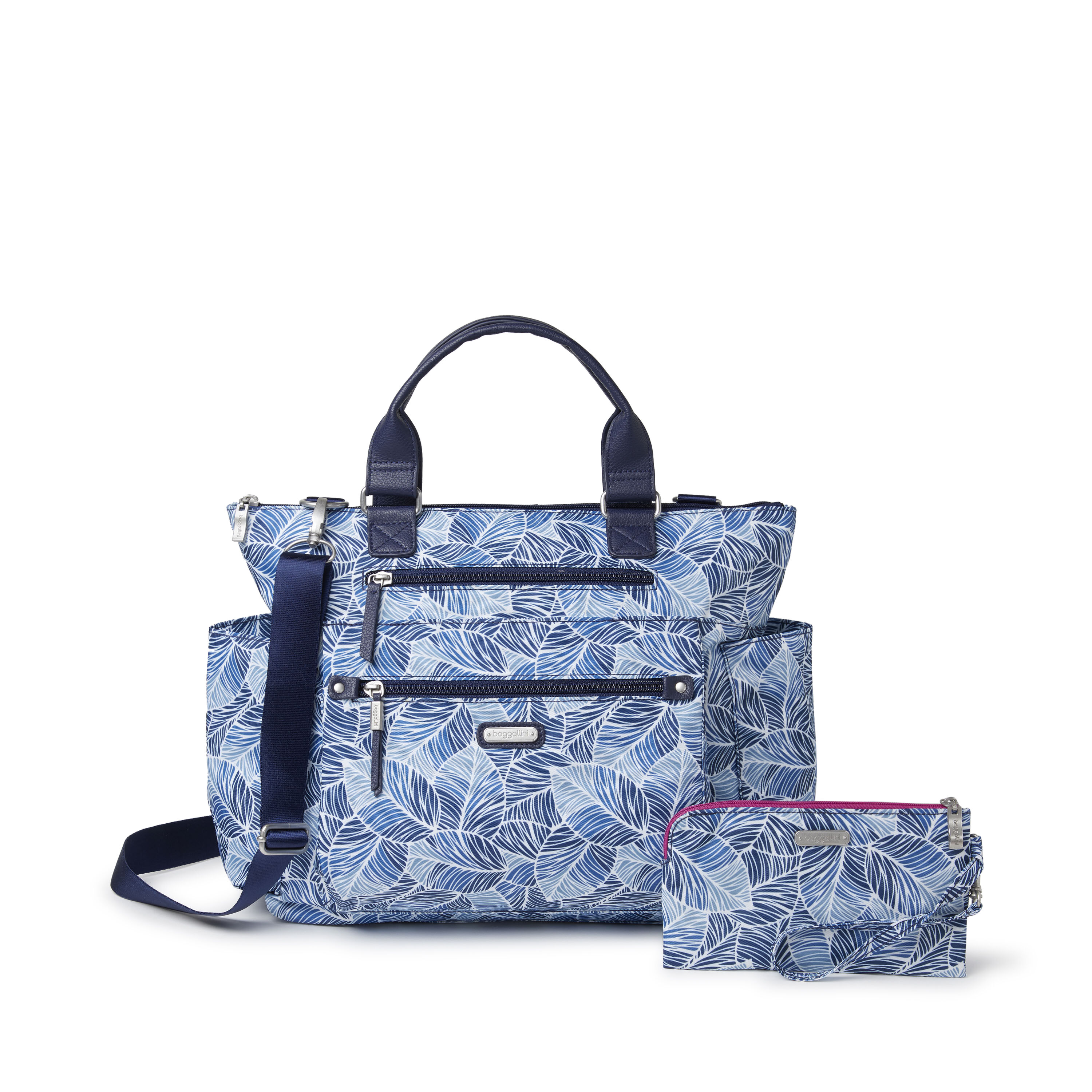 3-In-1 Convertible Backpack With RFID Phone Wristlet