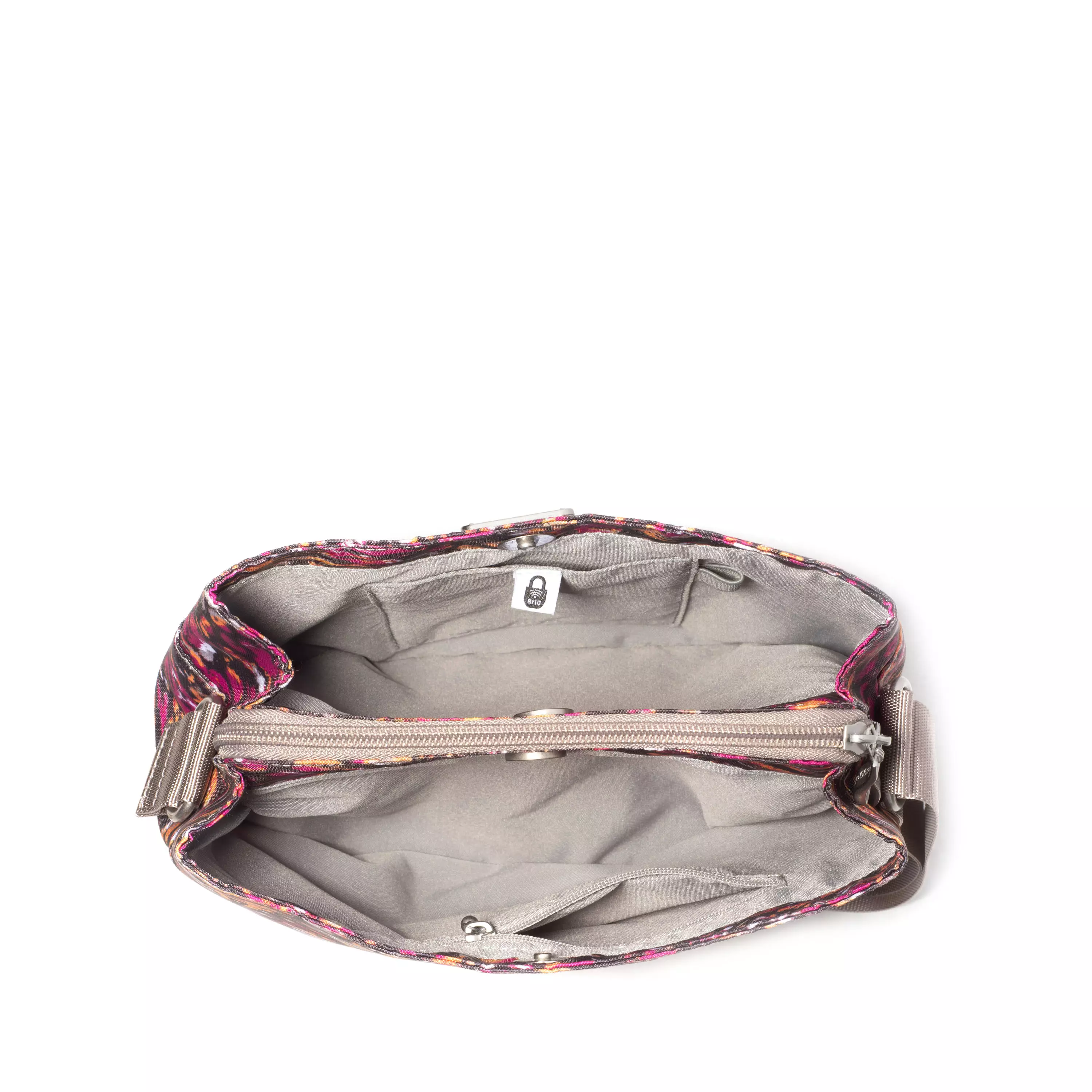 Triple Compartment Crossbody Bag