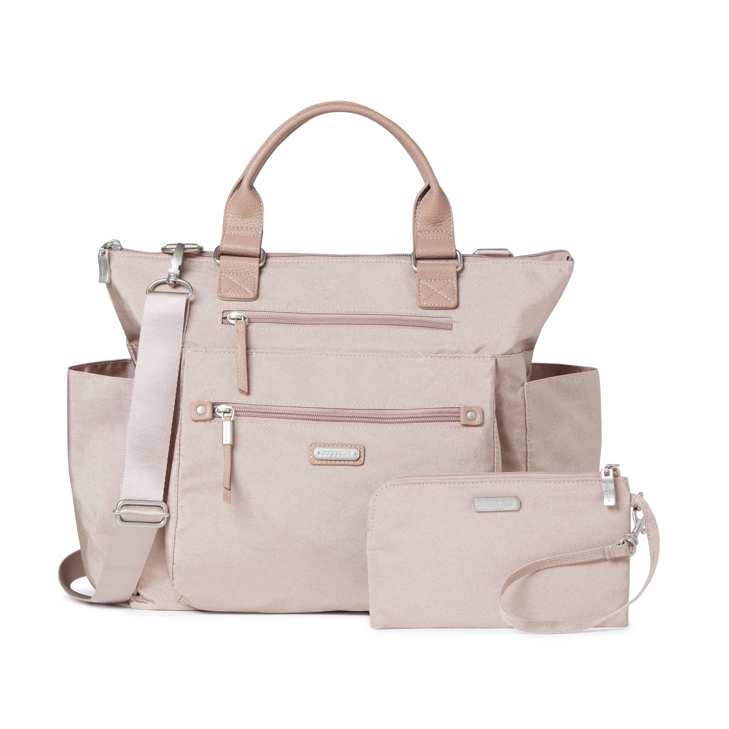 3-In-1 Convertible Backpack With RFID Phone Wristlet