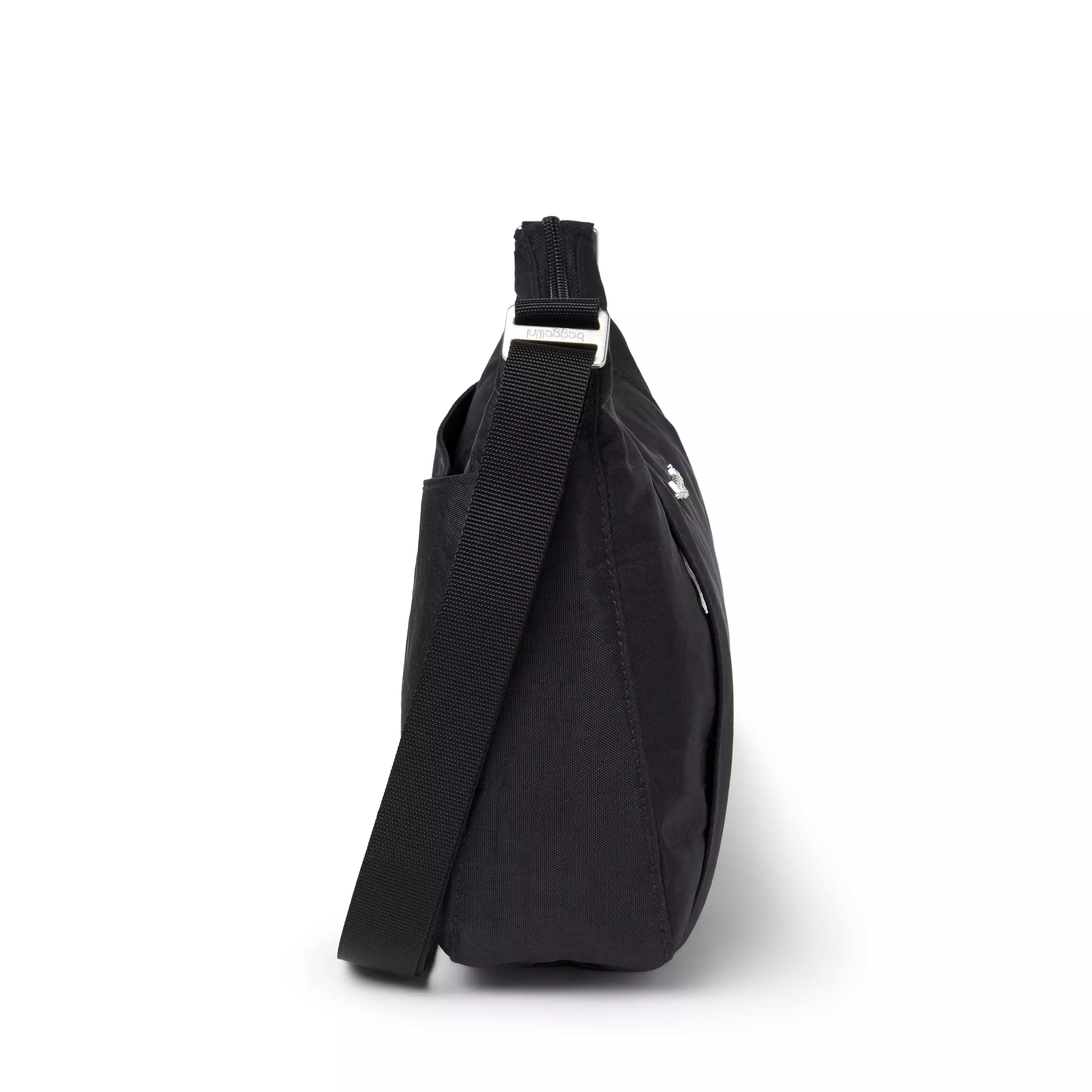Slim Crossbody Hobo With Rfid