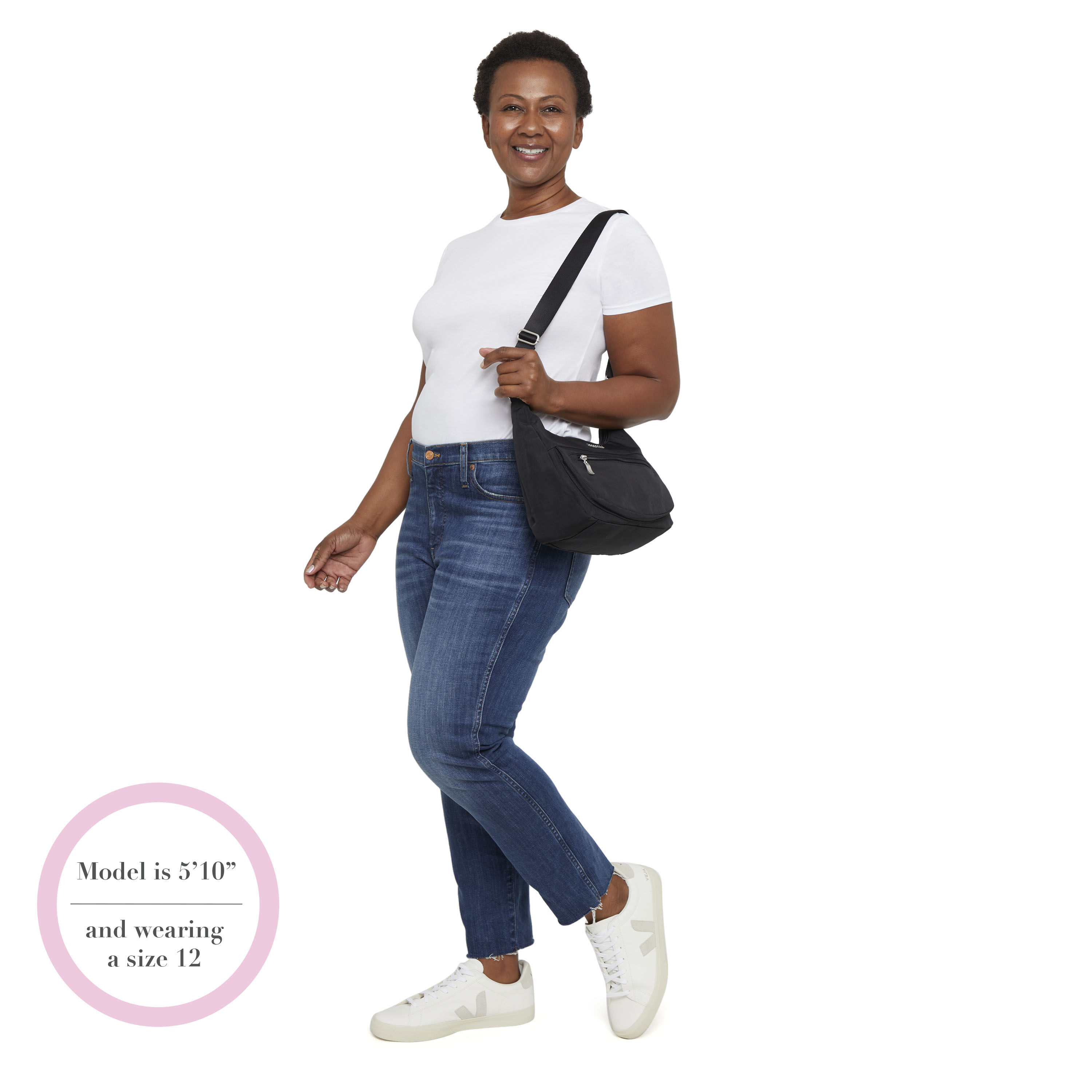 Modern Pocket Half Moon Bag