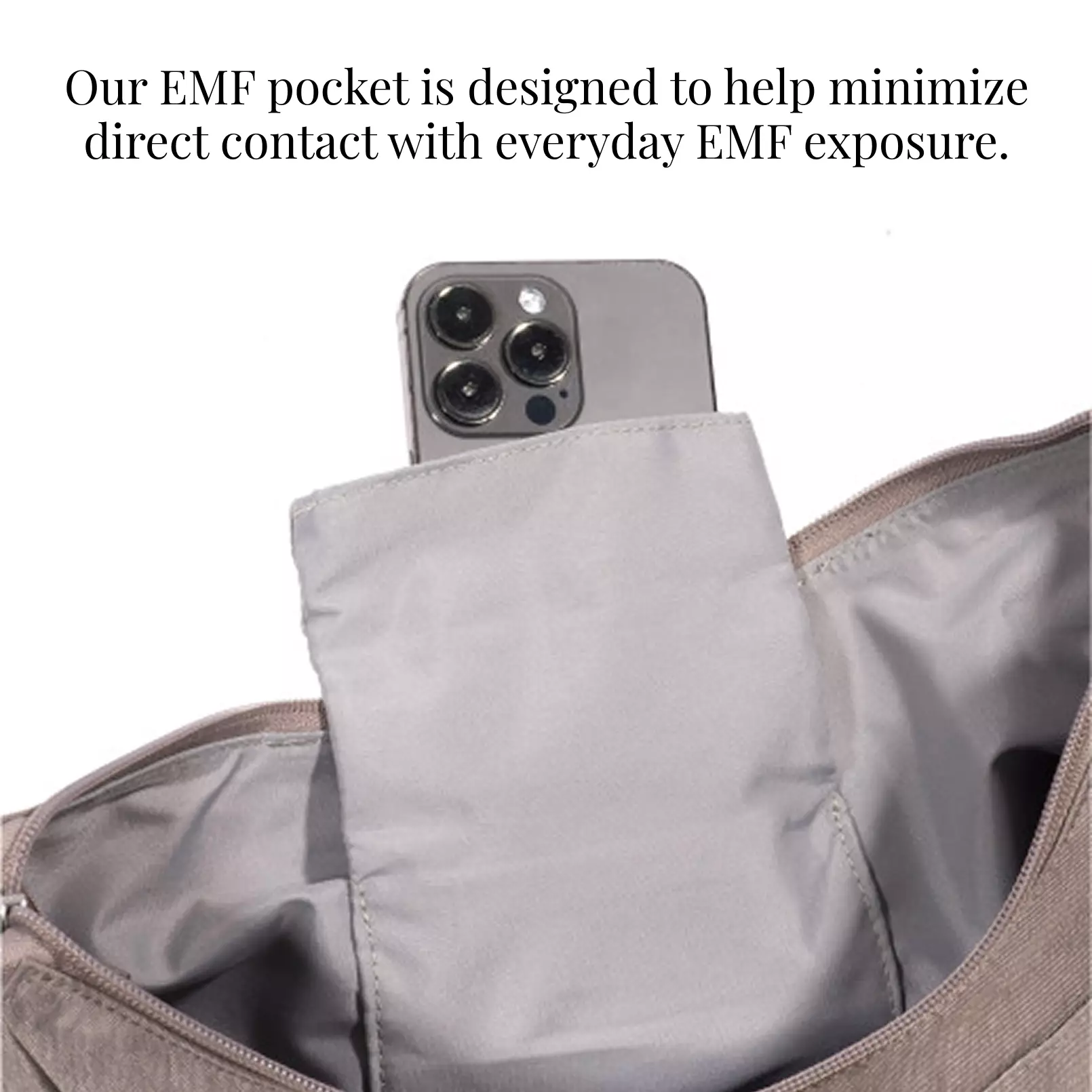 EMF Blocking Pocket - Modern Everywhere Bagg
