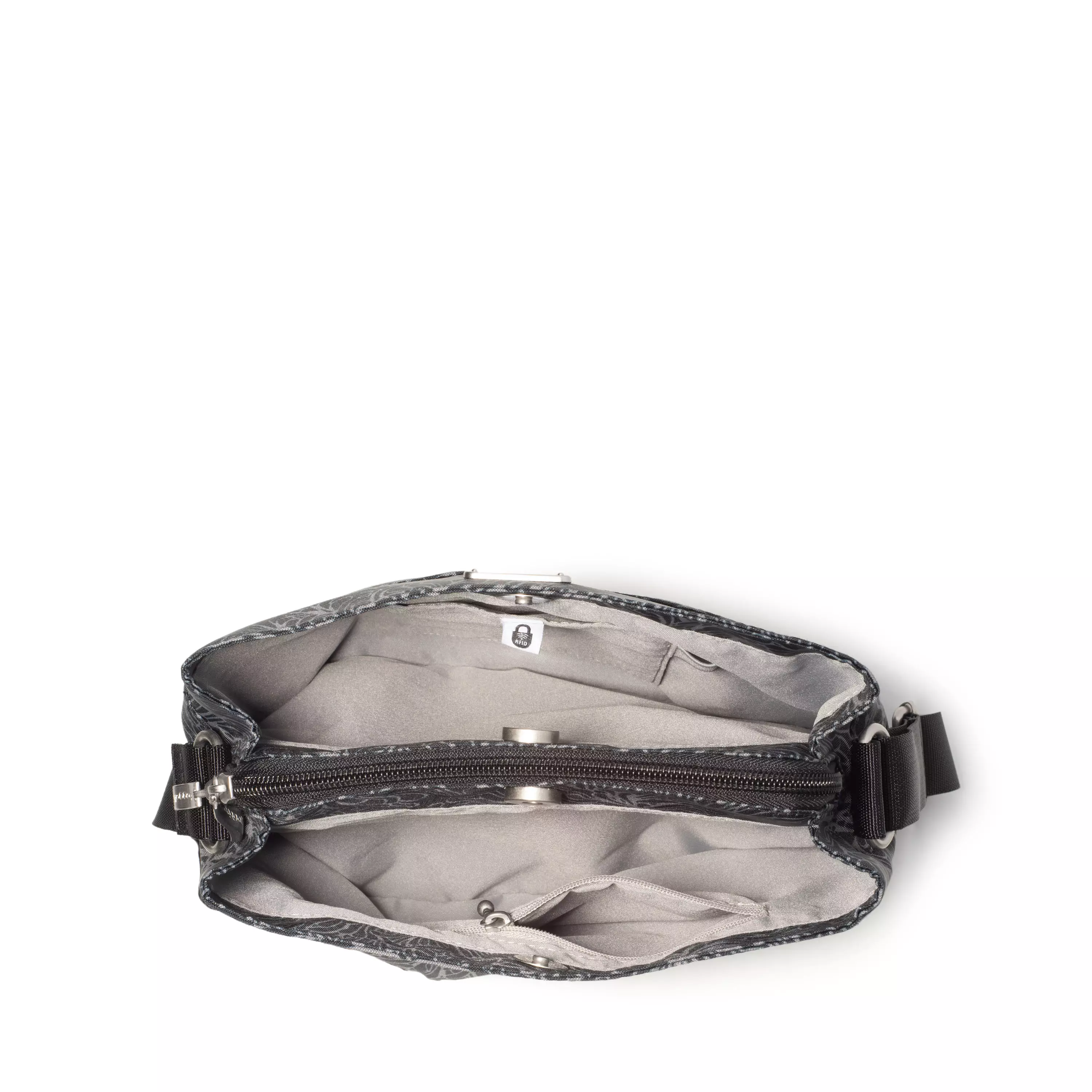 Triple Compartment Crossbody Bag