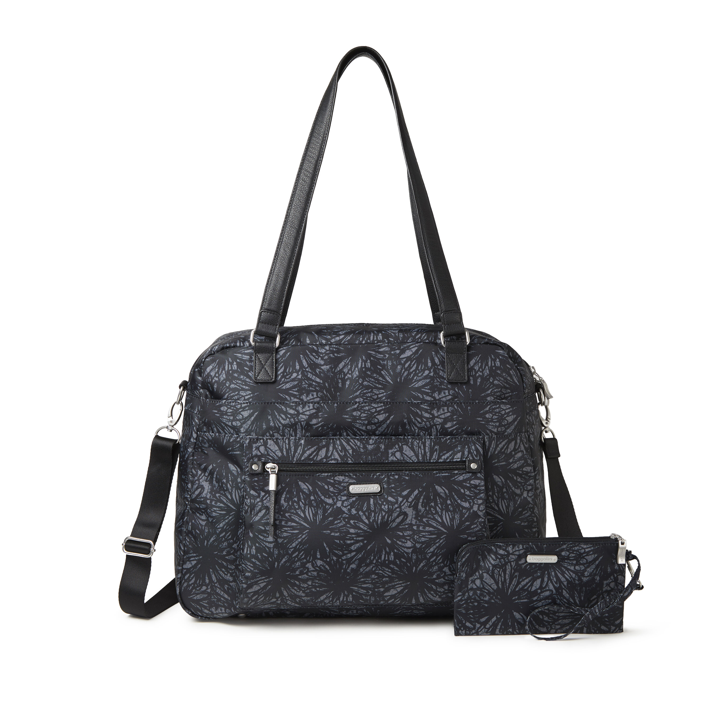 Overnight Expandable Laptop Tote With RFID Phone Wristlet