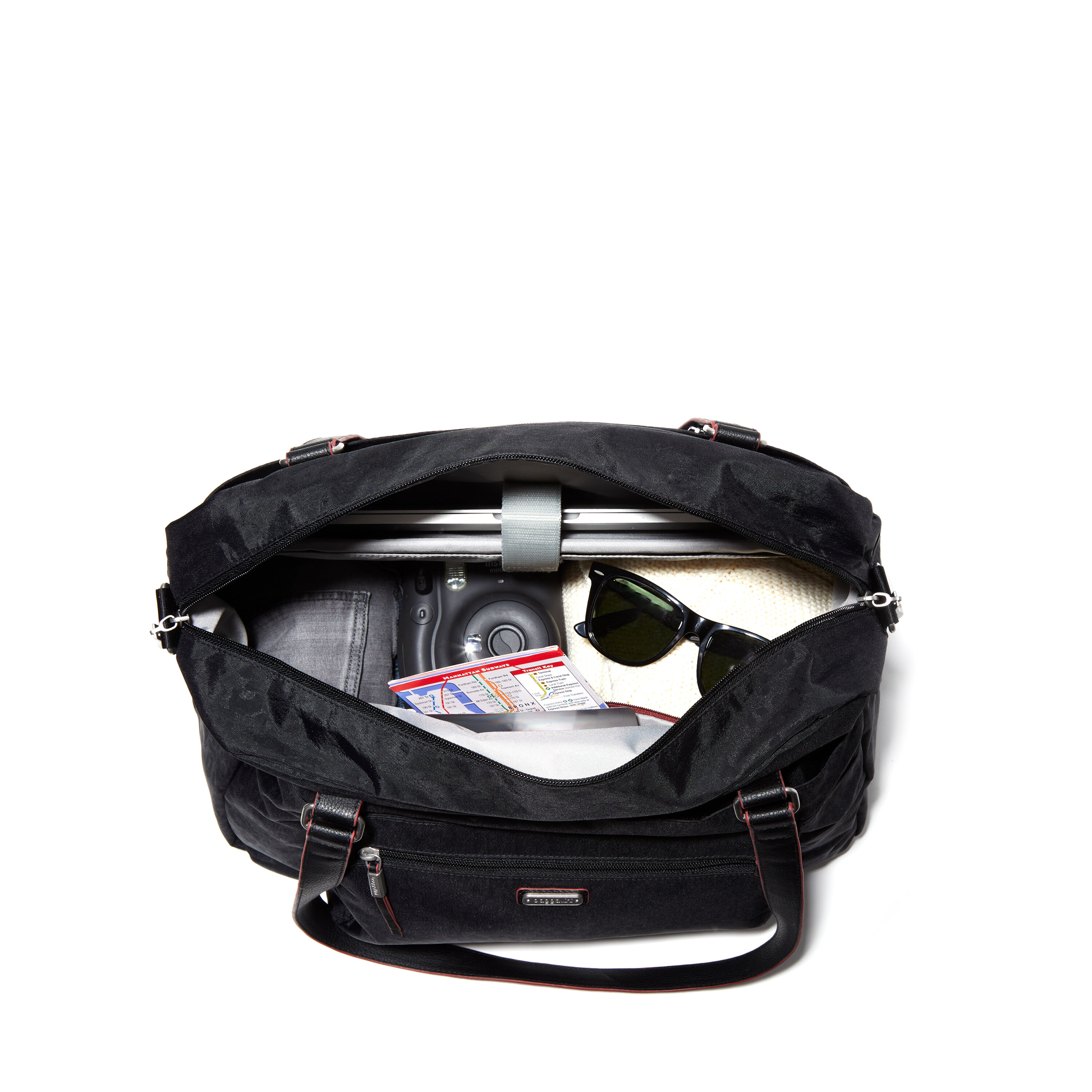 Overnight Expandable Laptop Tote With RFID Phone Wristlet