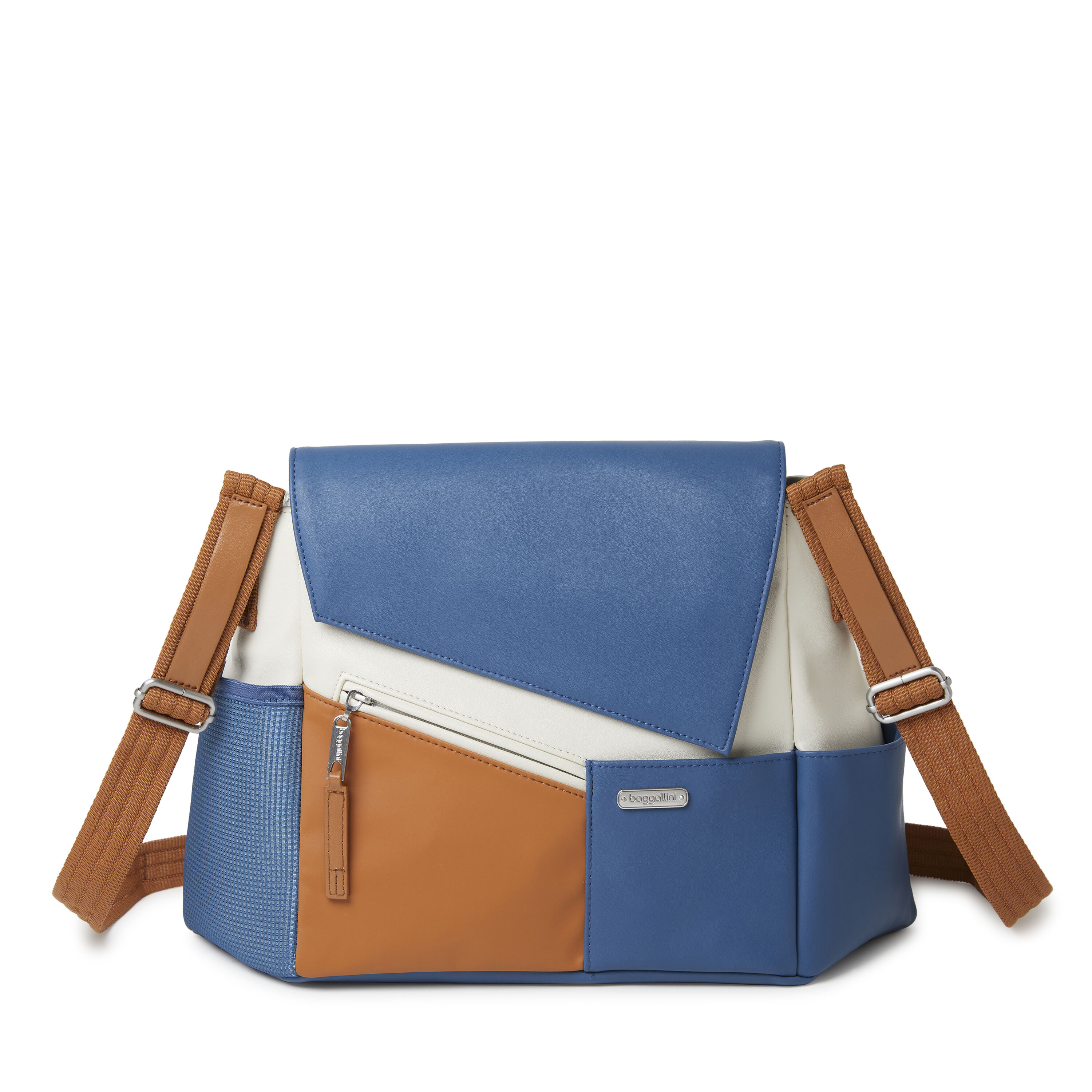 Geometric Flap Crossbody