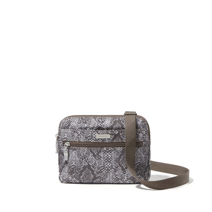 Double Zip Medium Crossbody