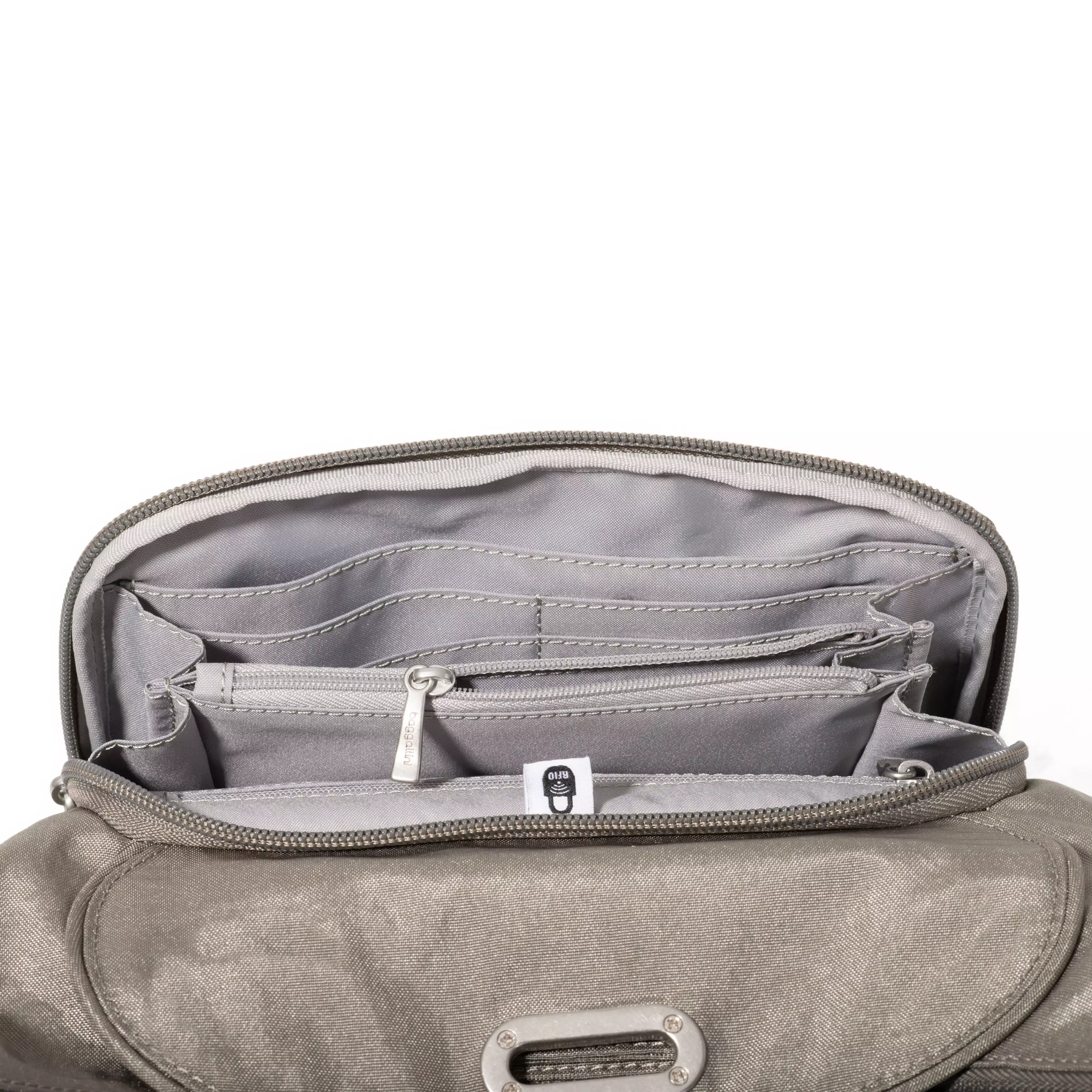Coastal Flip Lock Half Moon Bag