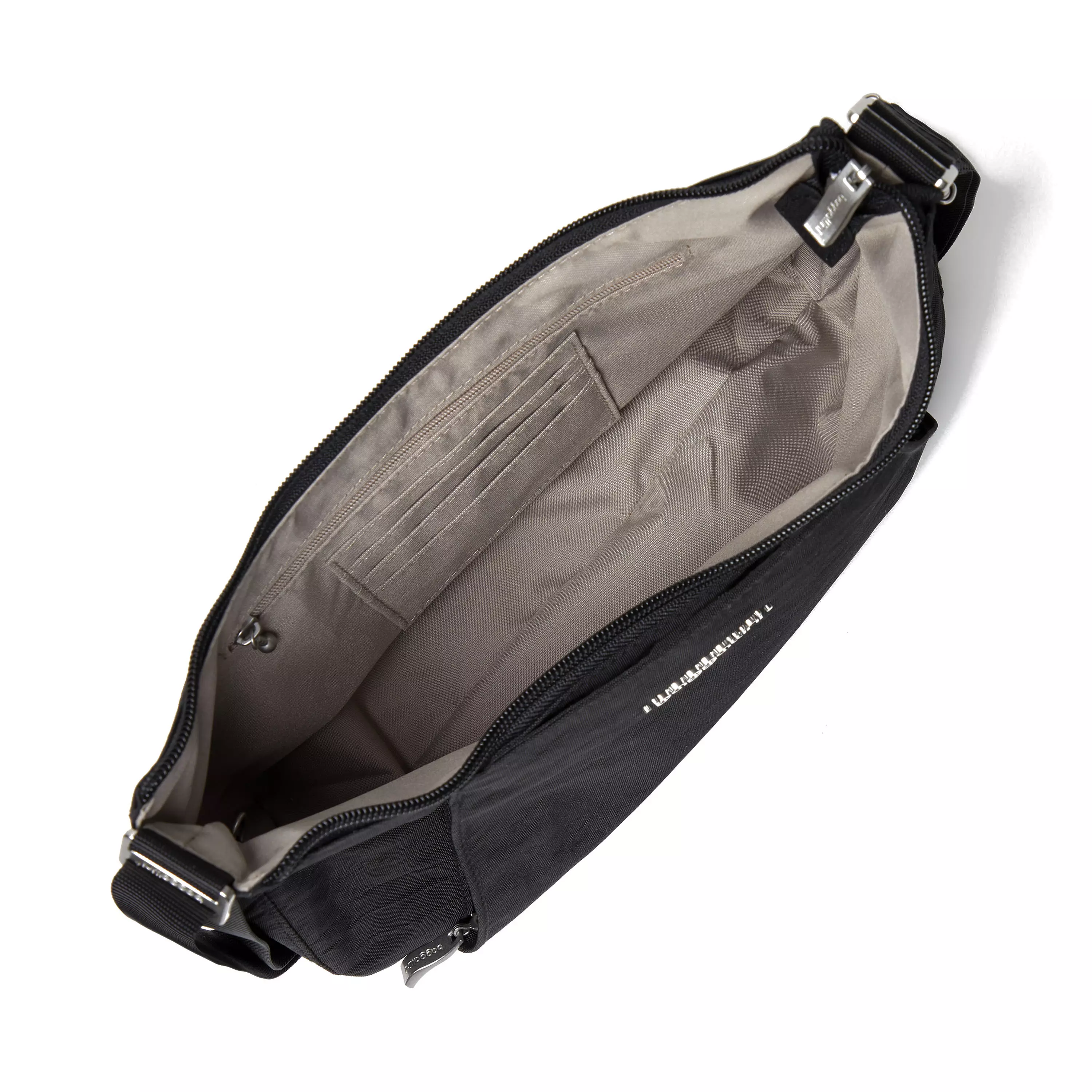 Slim Crossbody Hobo With Rfid