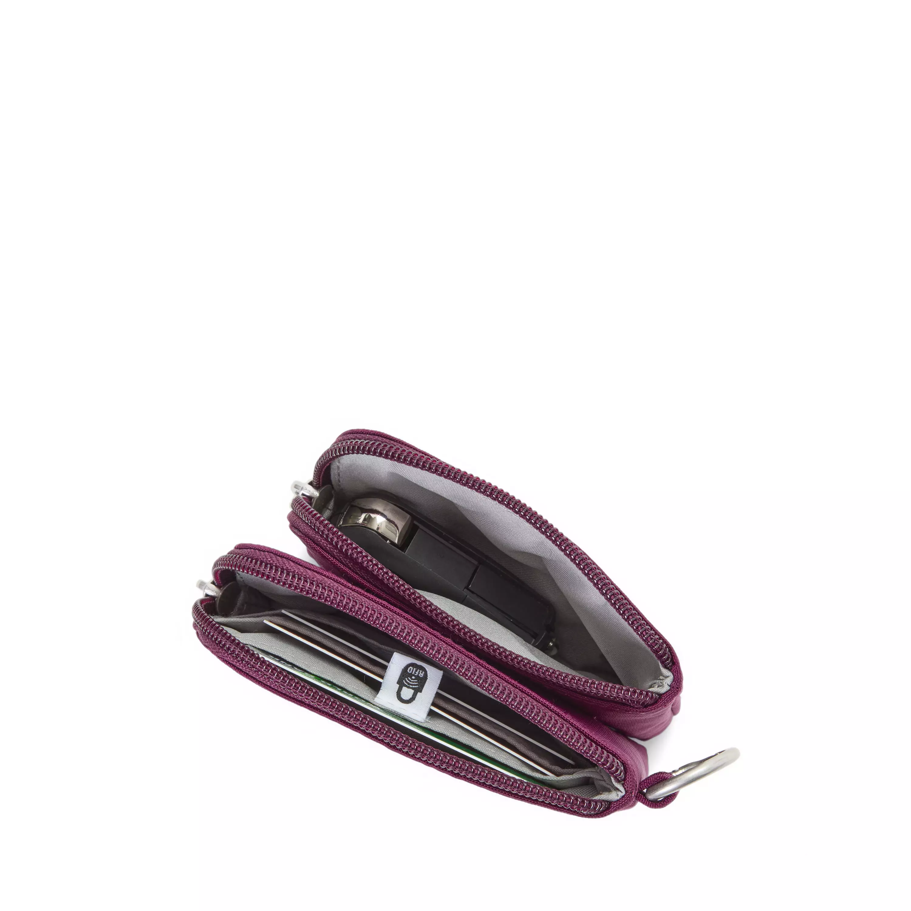 Double Zip Card Pouch
